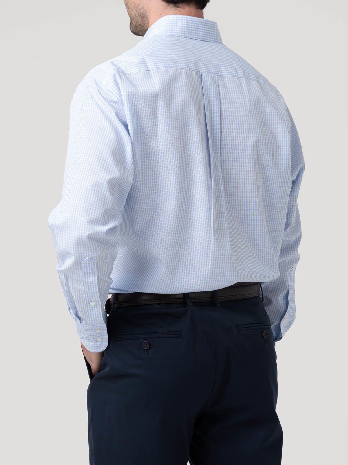 Camisa Cuello Button-Down Celeste Hombre Wf-5