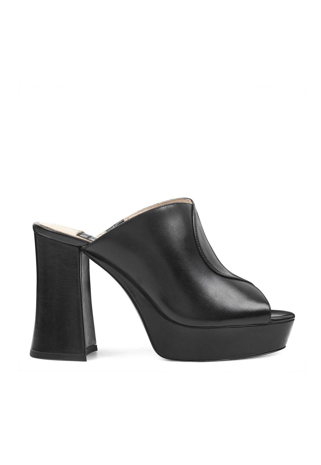 Sandalia Cuero Lisana40 Negro Mujer-1