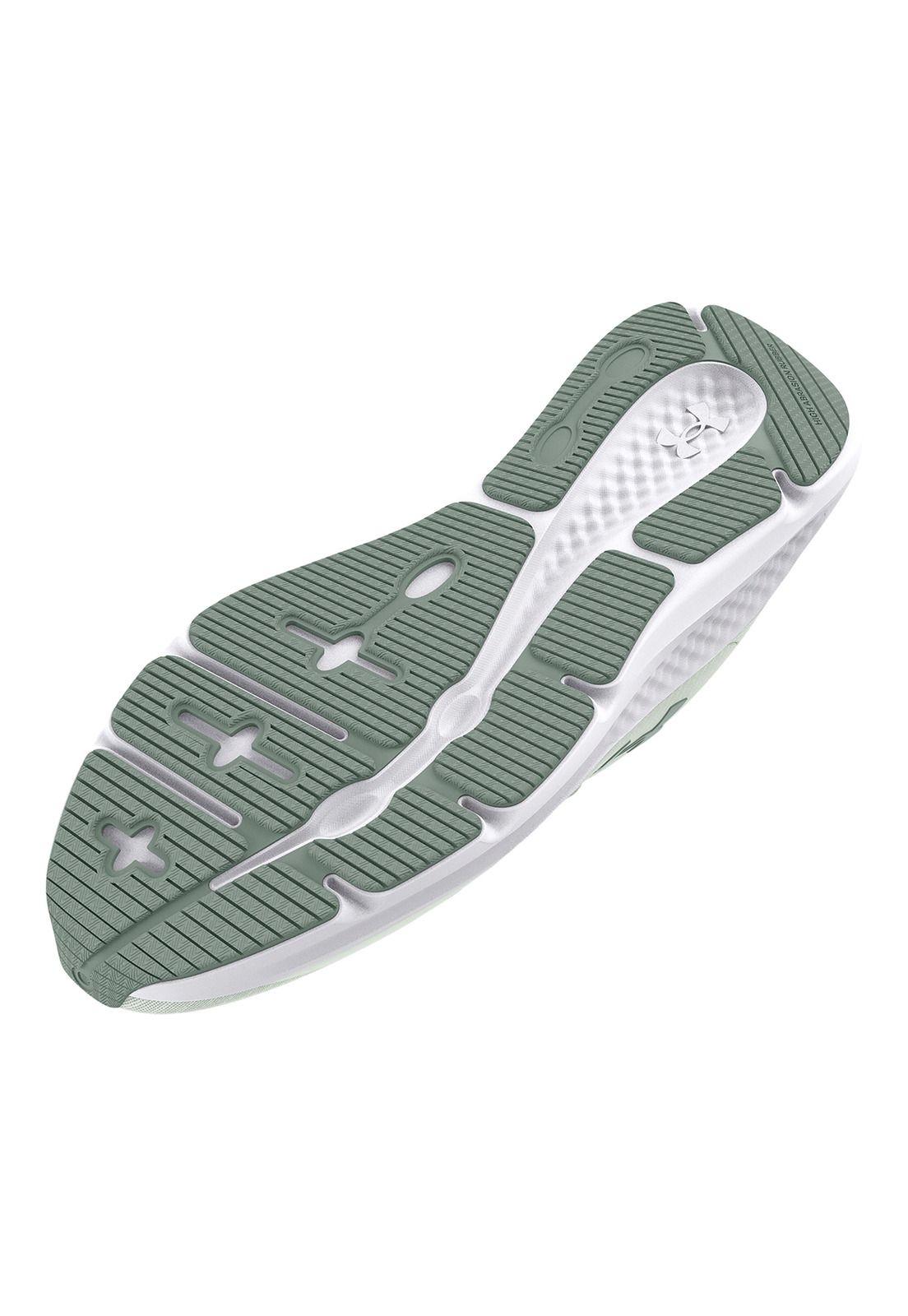 Zapatilla running UA Charged Pursuit 3 Tech mujer Verde-3