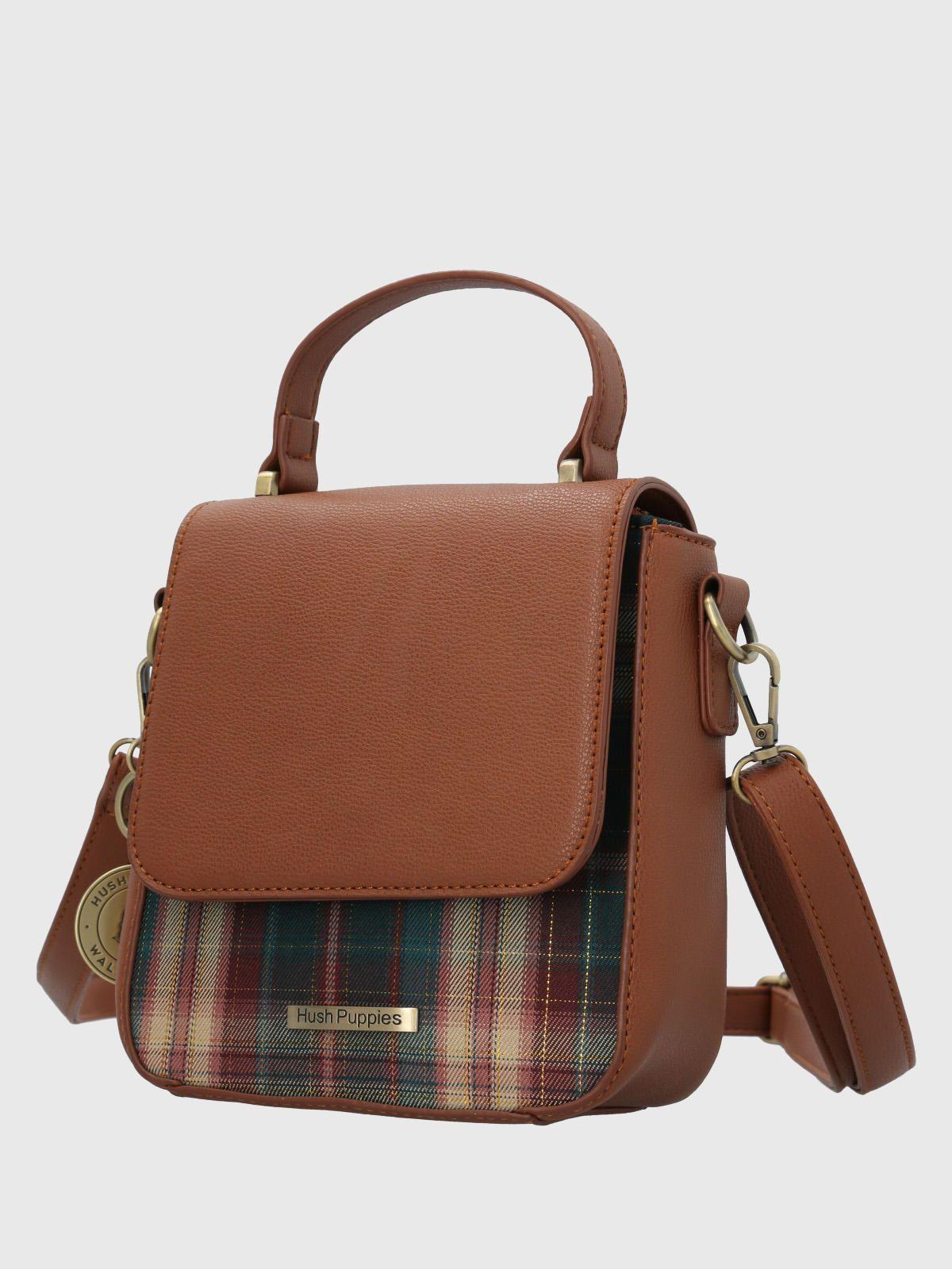 Cartera Textil Mujer Bennett Cross Café-1