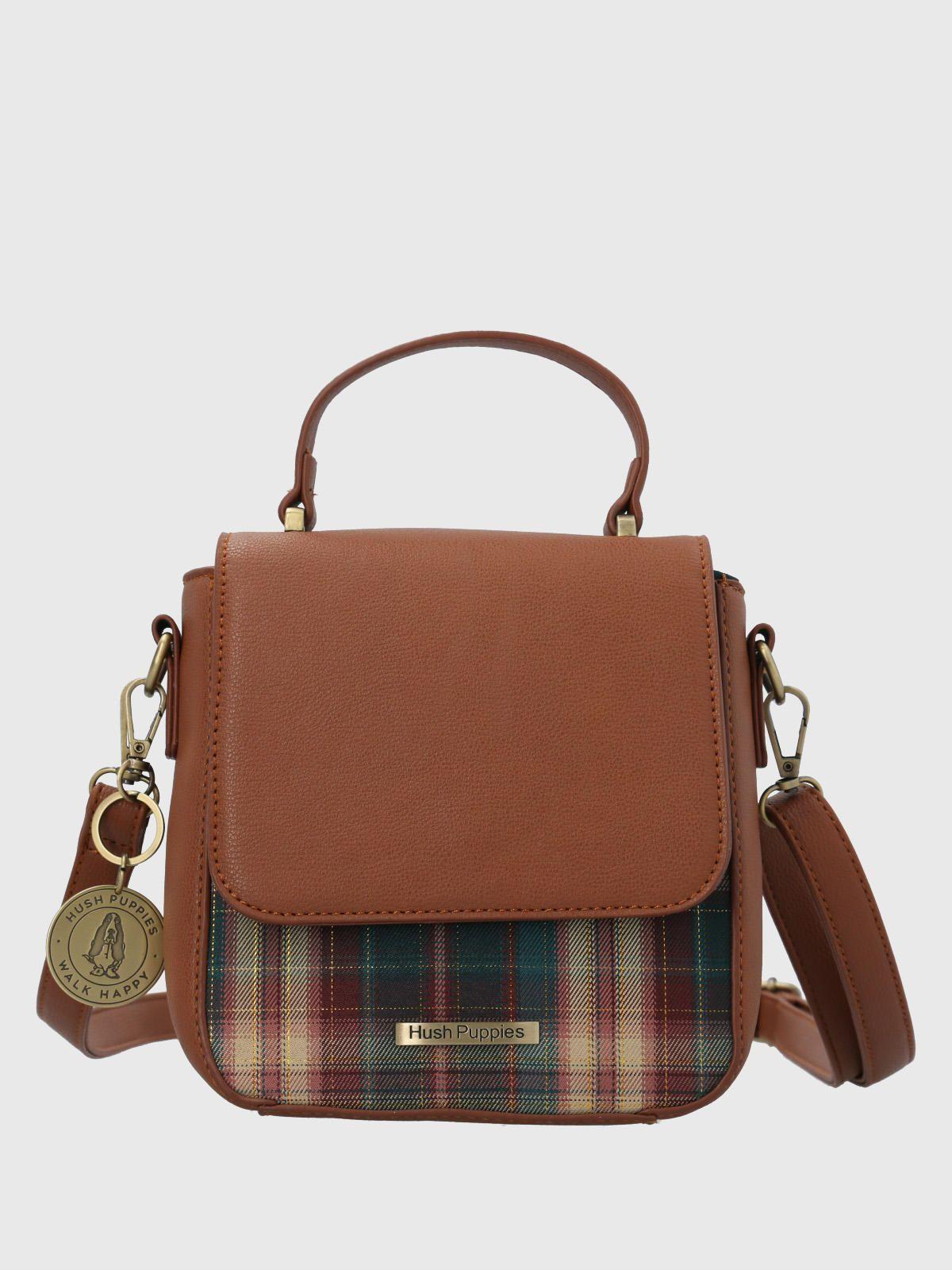 Cartera Textil Mujer Bennett Cross Café-0