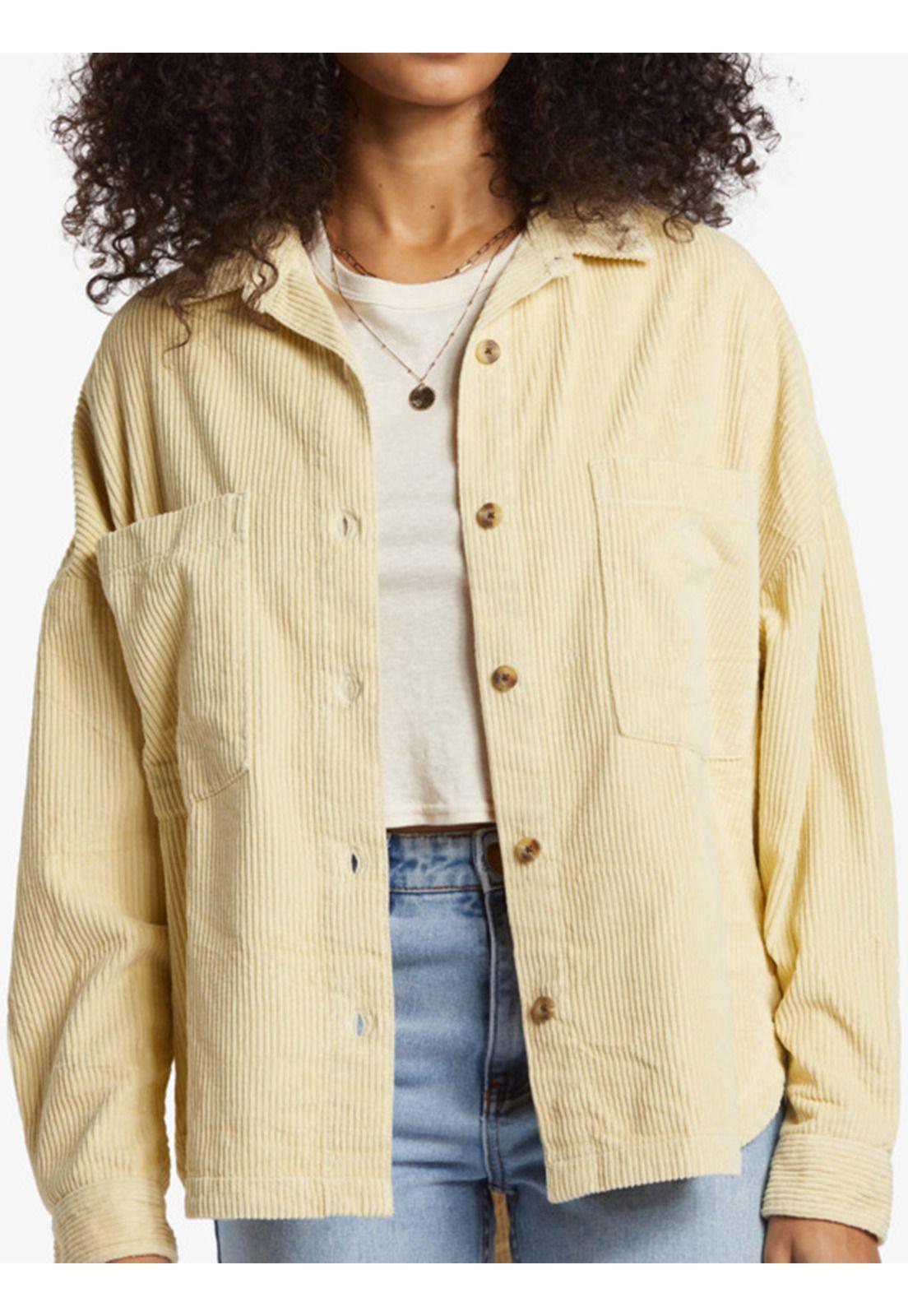 Blusa Mujer Stoked On You Amarilla-4