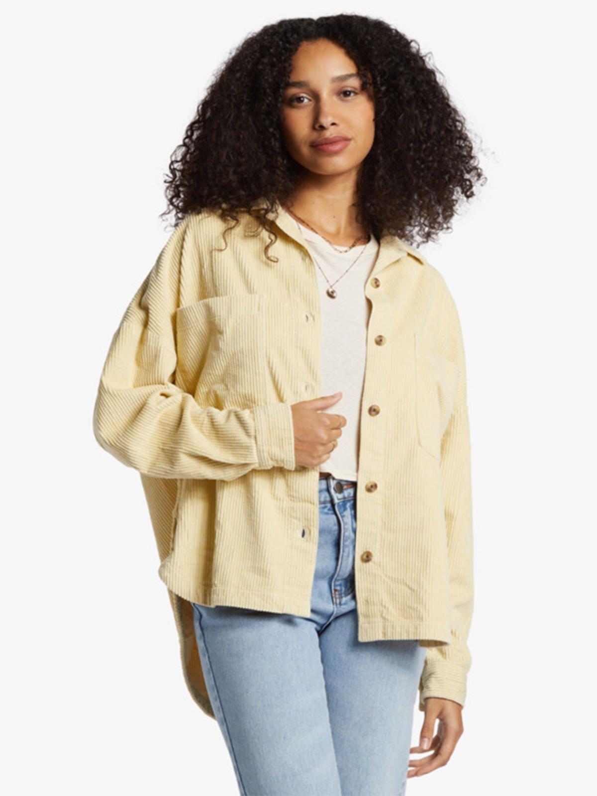 Blusa Mujer Stoked On You Amarilla-0
