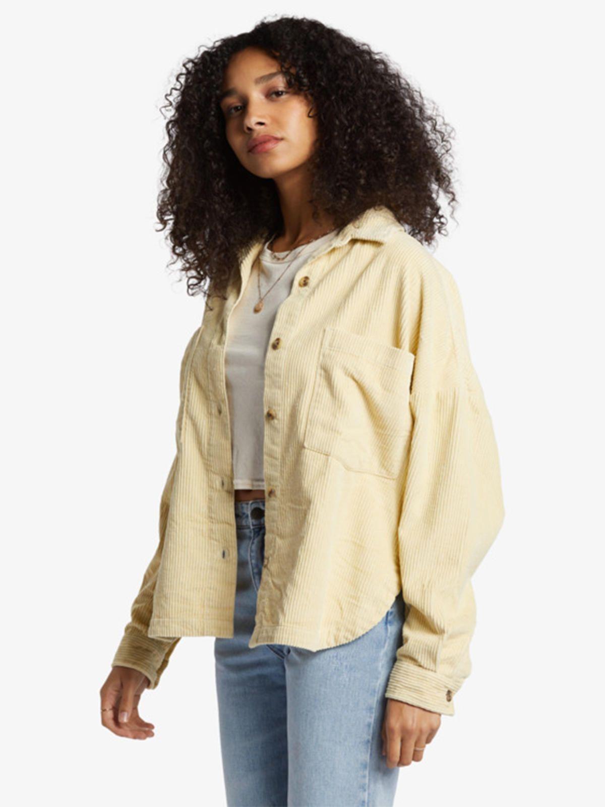 Blusa Mujer Stoked On You Amarilla-3