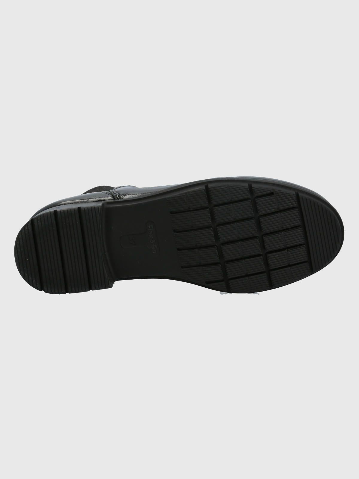 Botín Cuero Mujer Maverick Negro-7