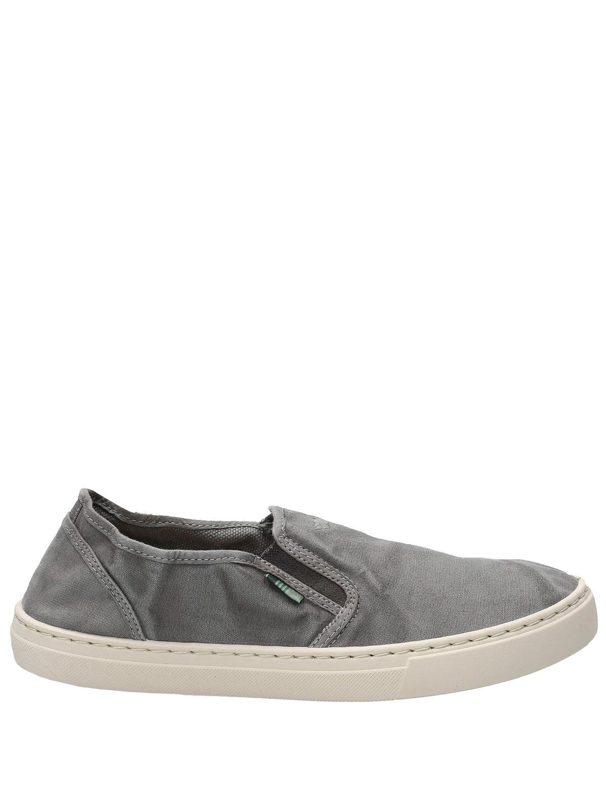 Zapatilla Algodón Orgánico Hombre Kea Gris-0