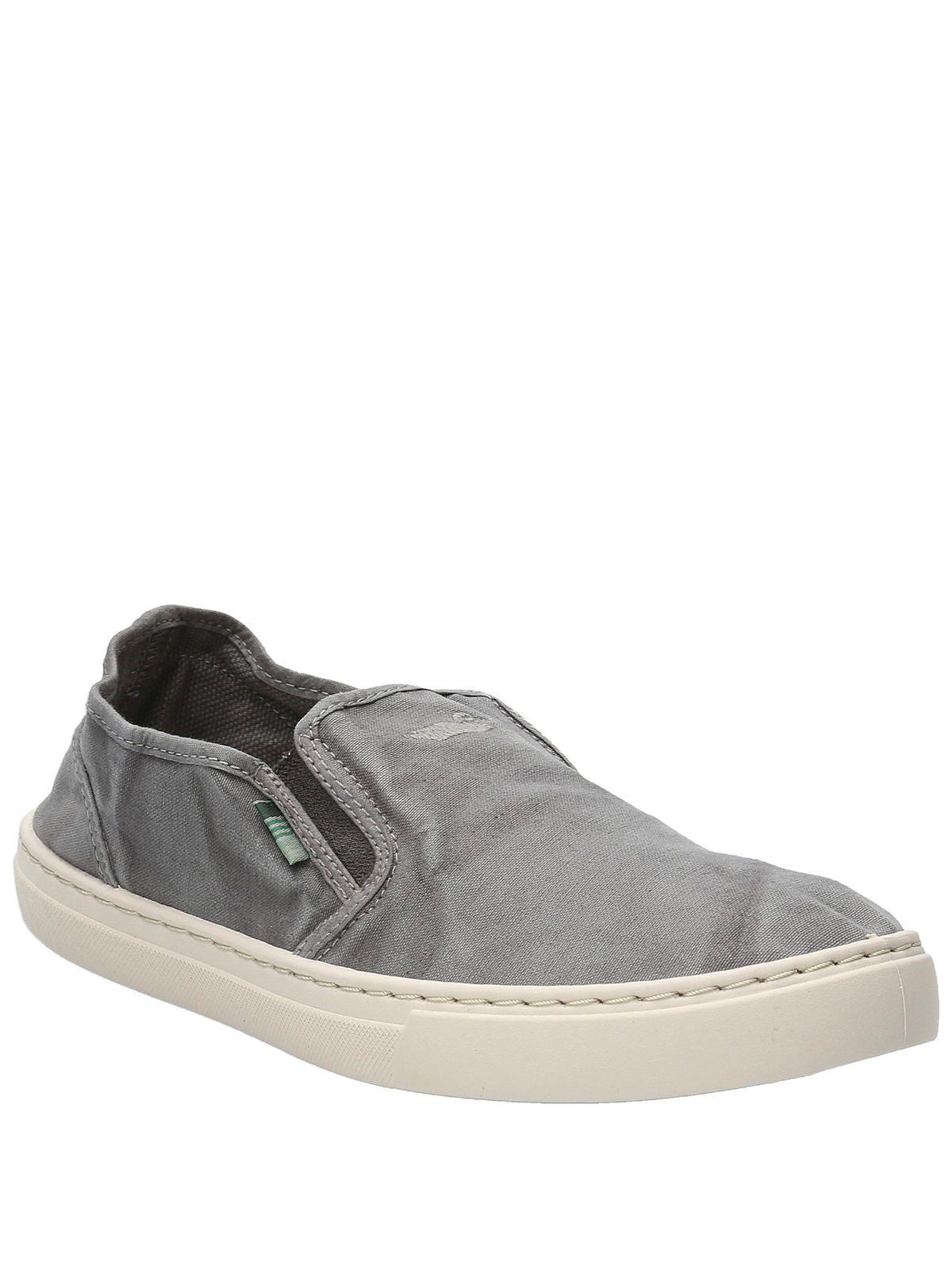 Zapatilla Algodón Orgánico Hombre Kea Gris-1