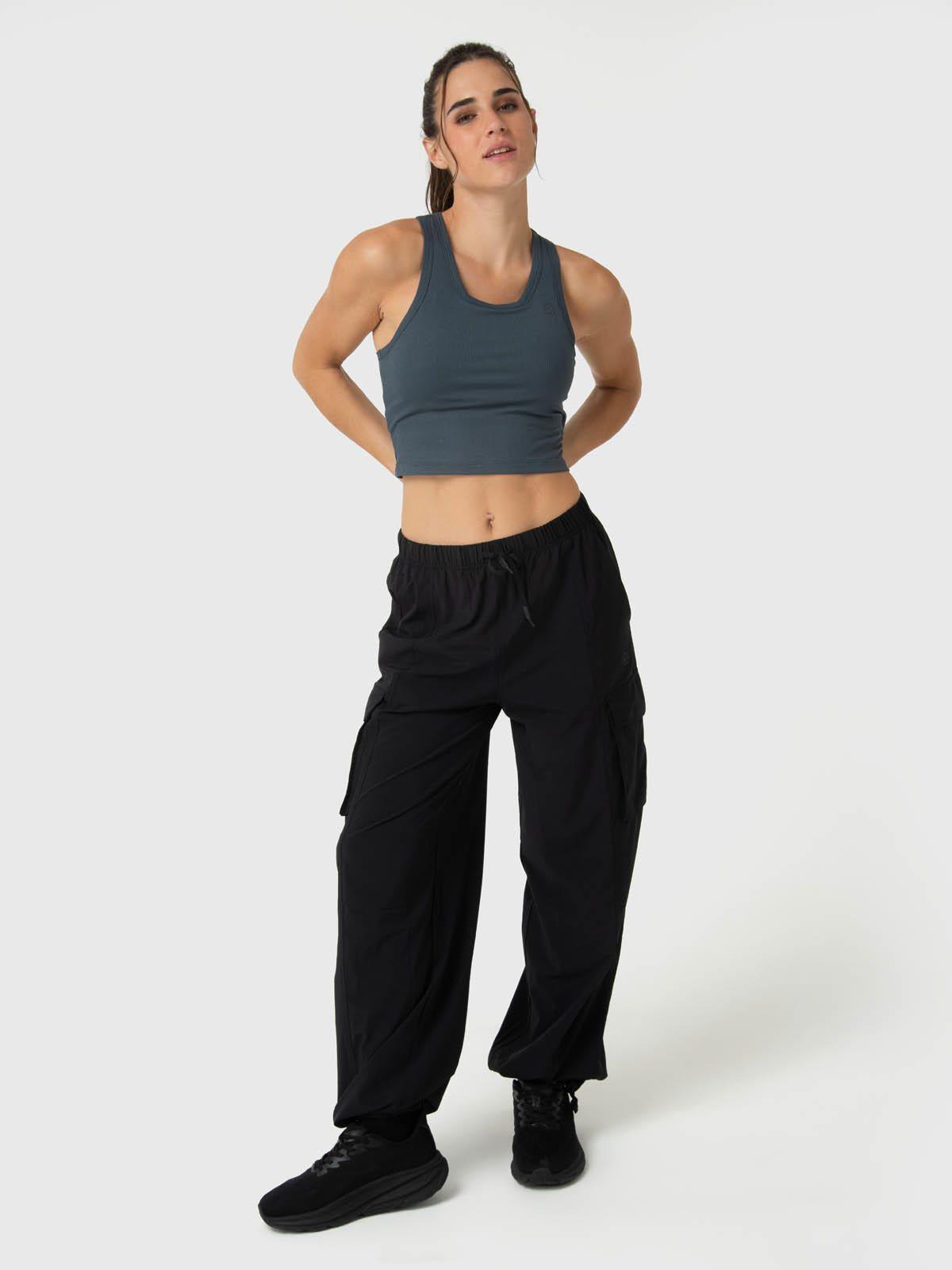Polera Mujer Modal Rib Aloe Gris-4