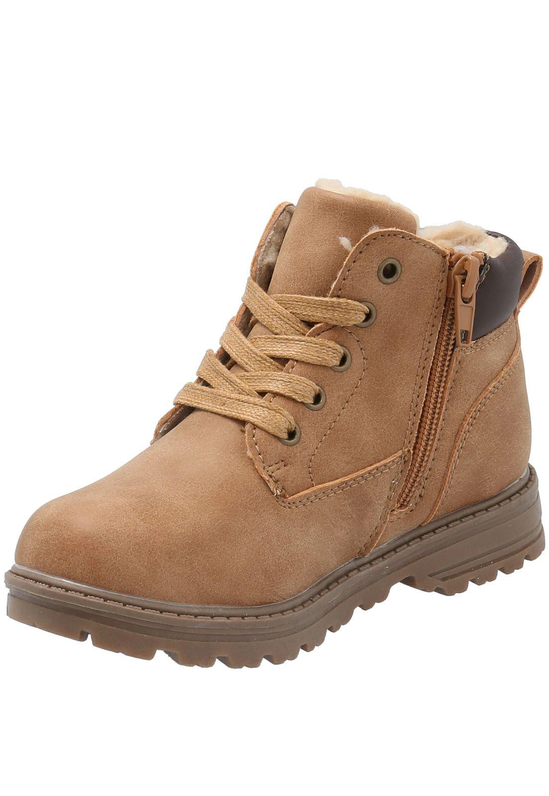 Botín Niño Ariel Camel-3