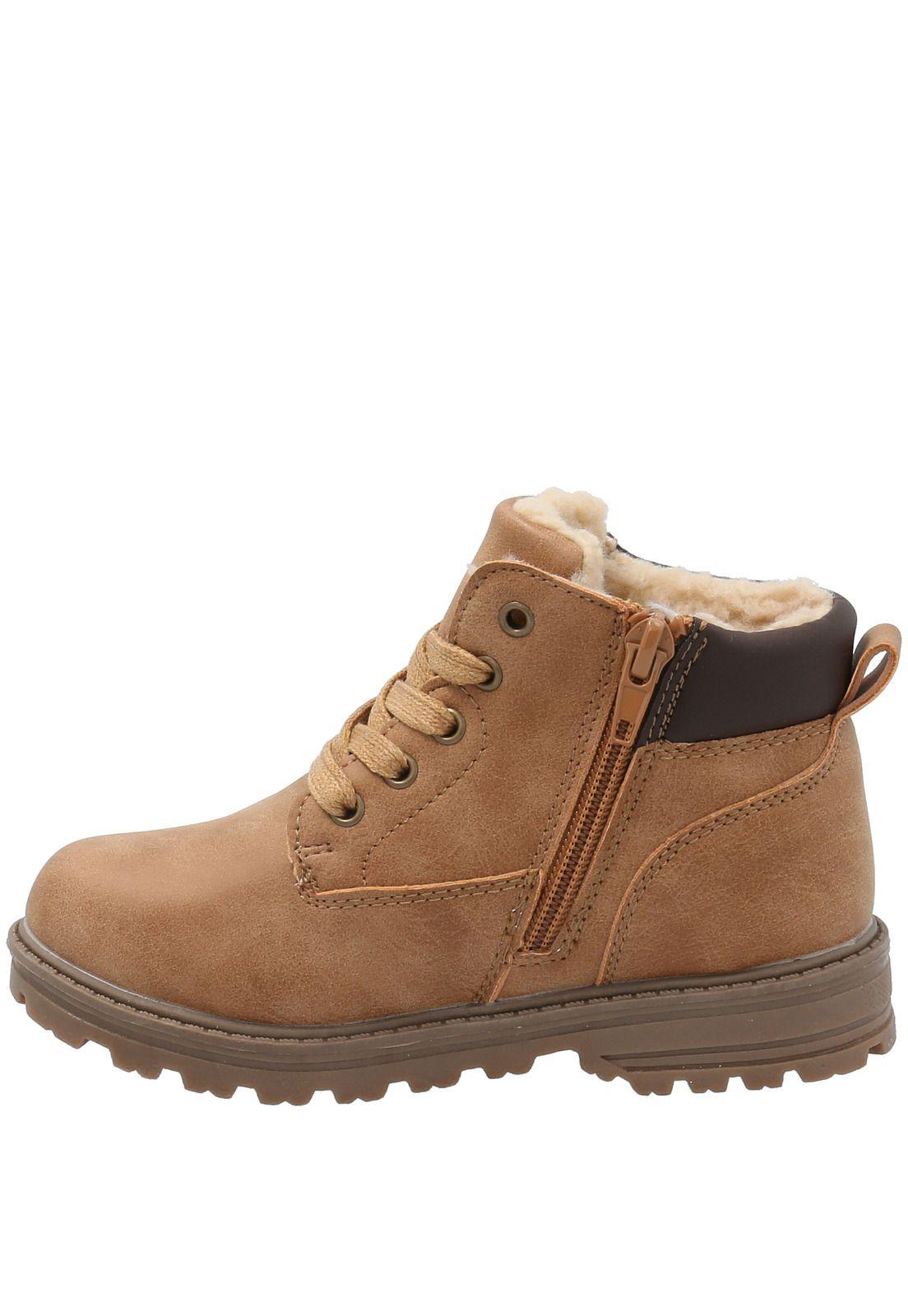 Botín Niño Ariel Camel-4