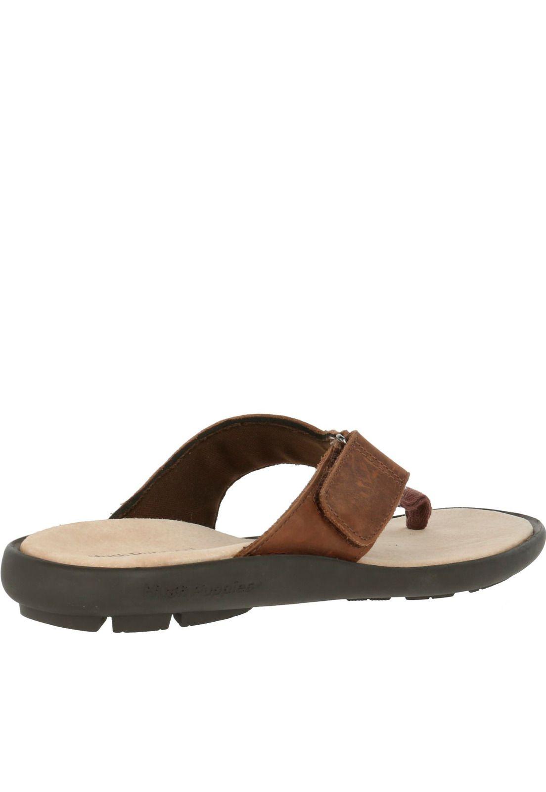 Sandalia Cuero Flip-Flop Café-4