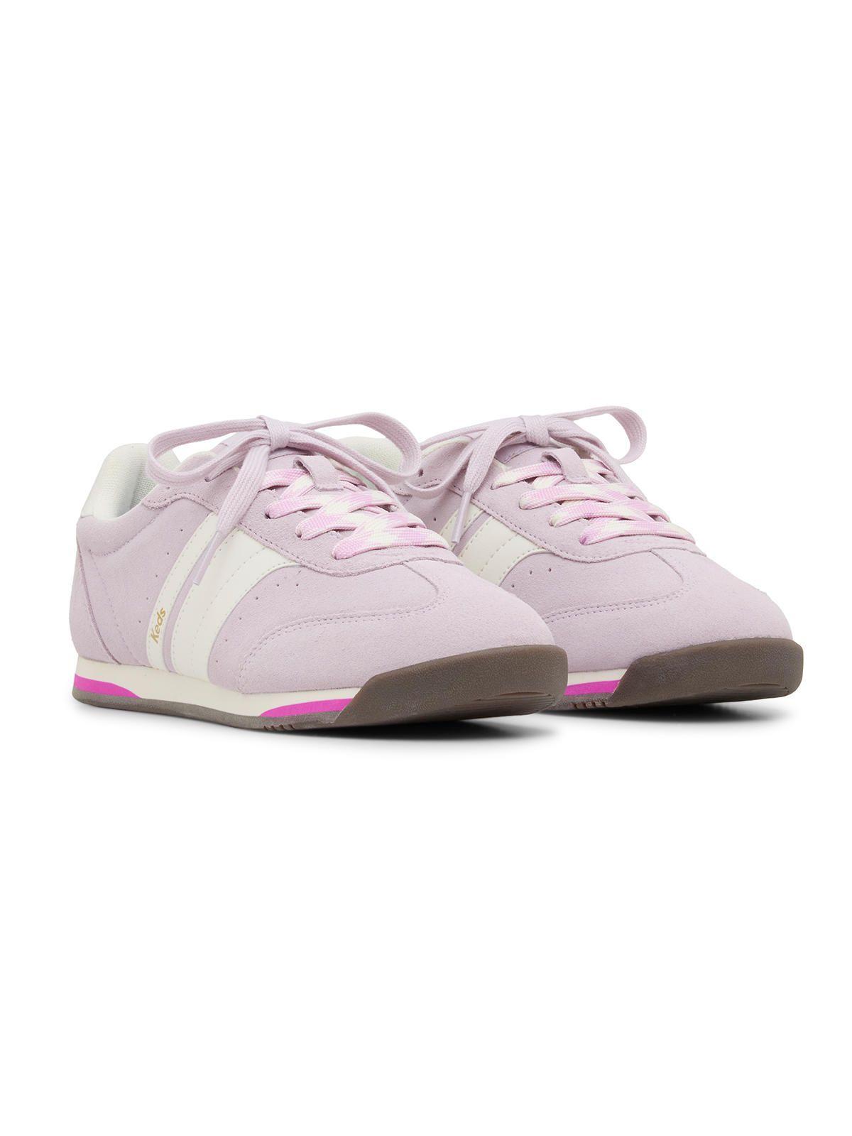 Zapatilla Cuero Mujer Revival Gamuza Lila-3