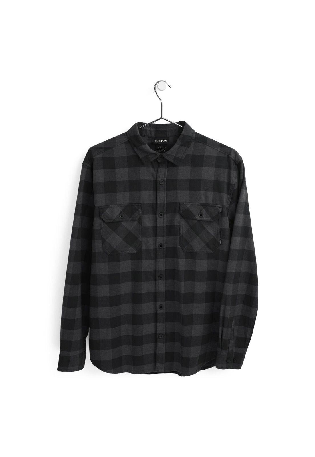 Camisa M/L Hombre Brighton Flannel Gris-4