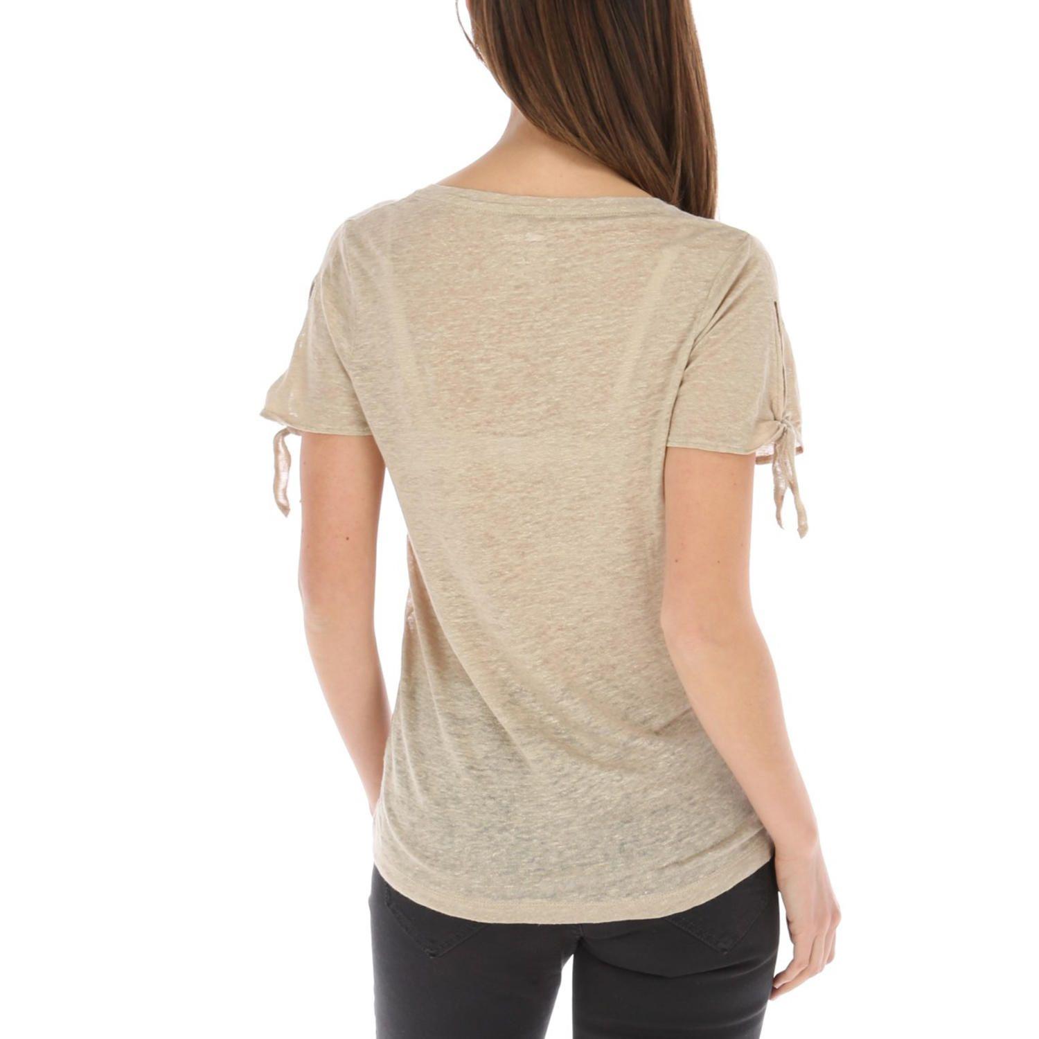 Polera Mujer Lino Daisy Dorado-2