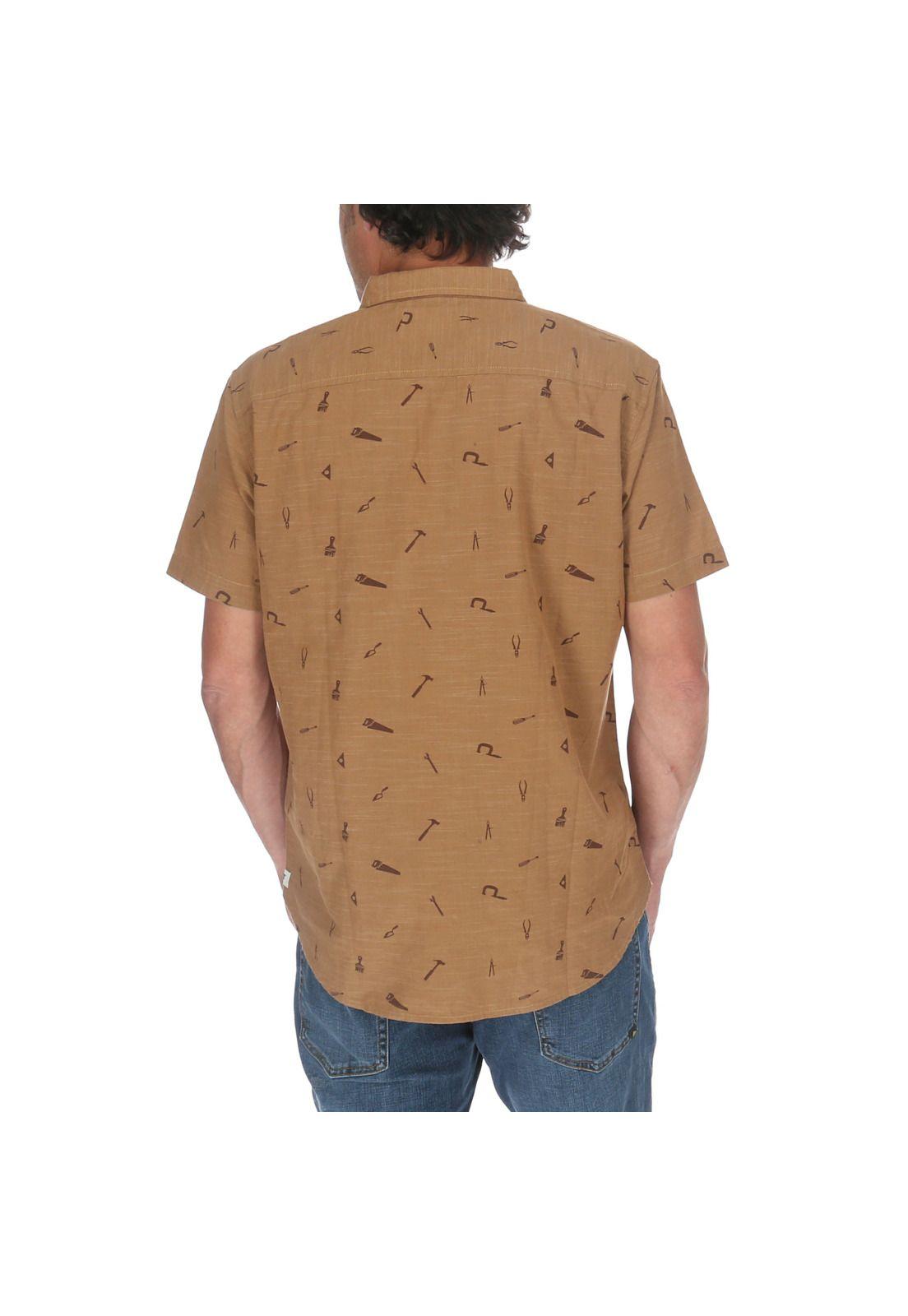 Camisa M/C Hombre Foundation S/S Ao Bronce-2