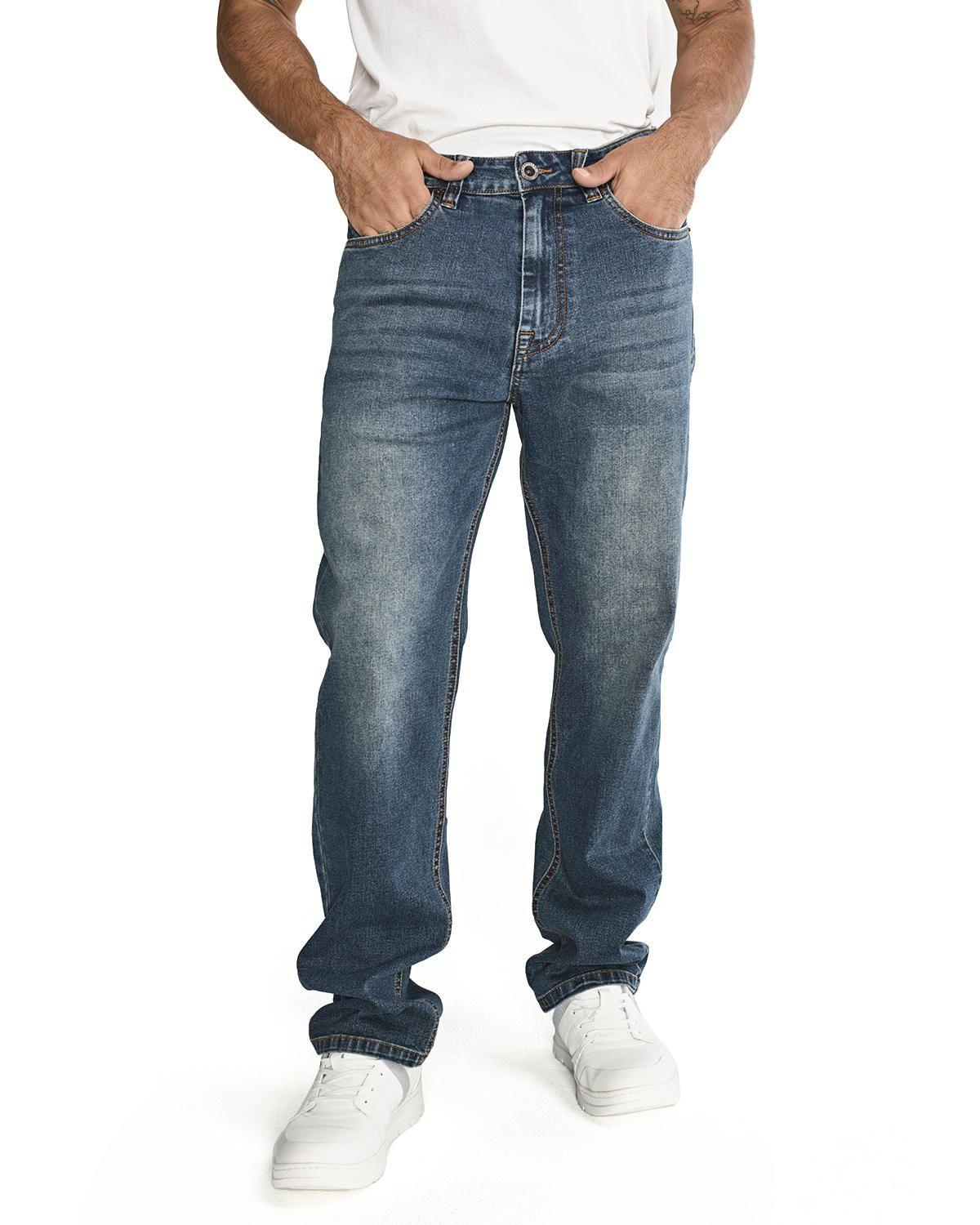 Jeans Triblend Casual Stretch Dens Azul Hombre-4