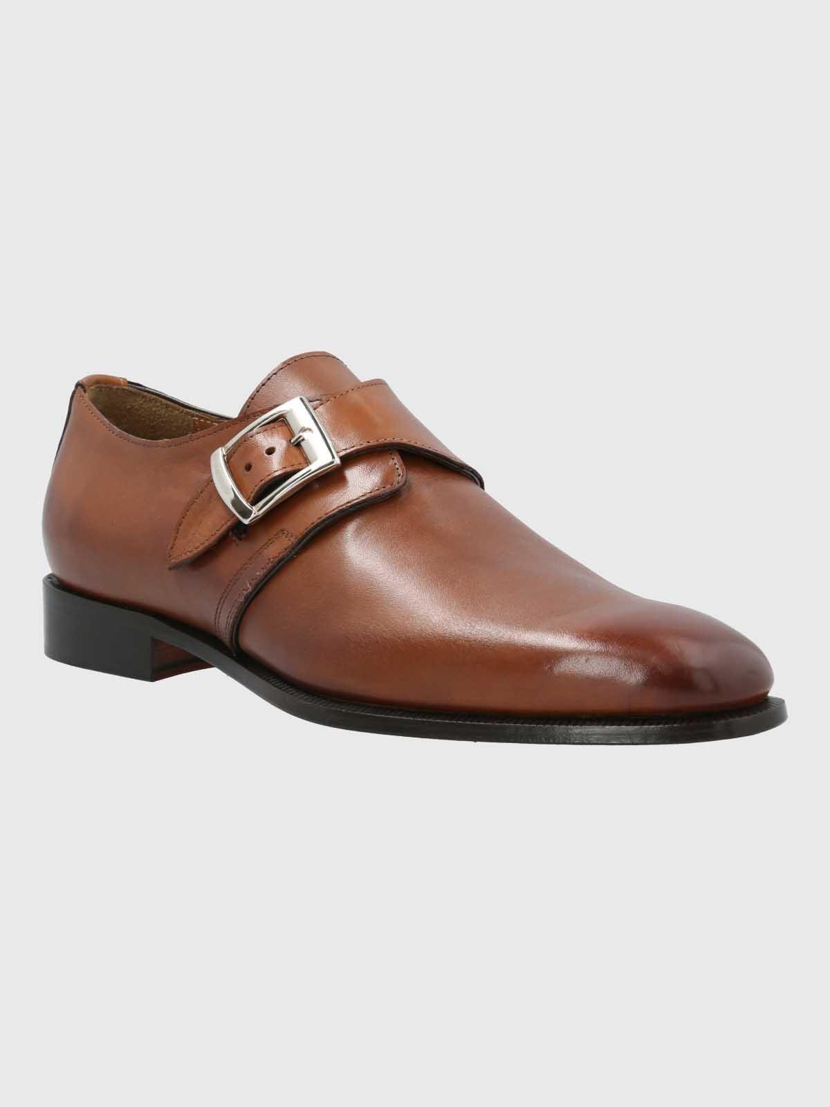 Zapato Italiano Hombre Cuero FerraCafé-0