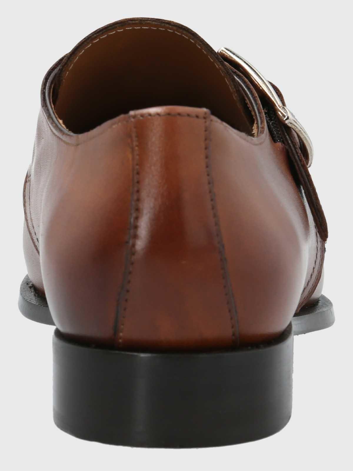 Zapato Italiano Hombre Cuero FerraCafé-6