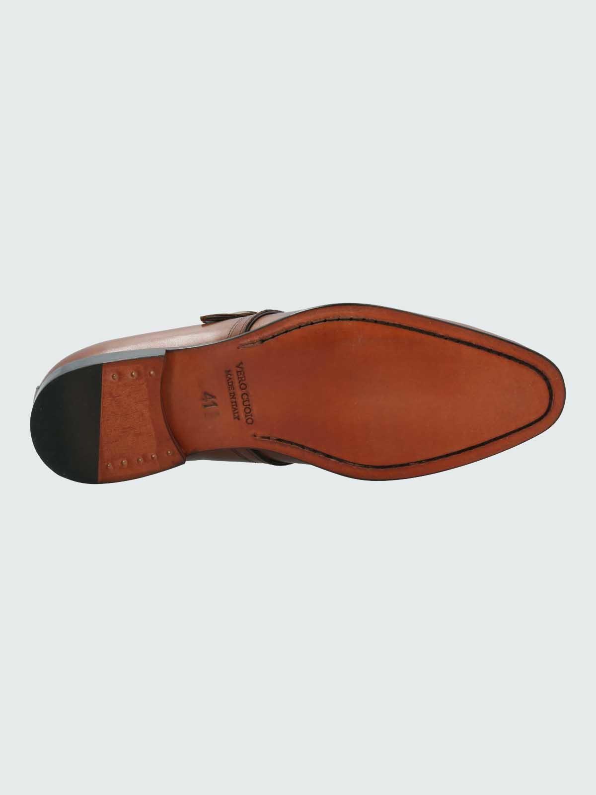 Zapato Italiano Hombre Cuero FerraCafé-7