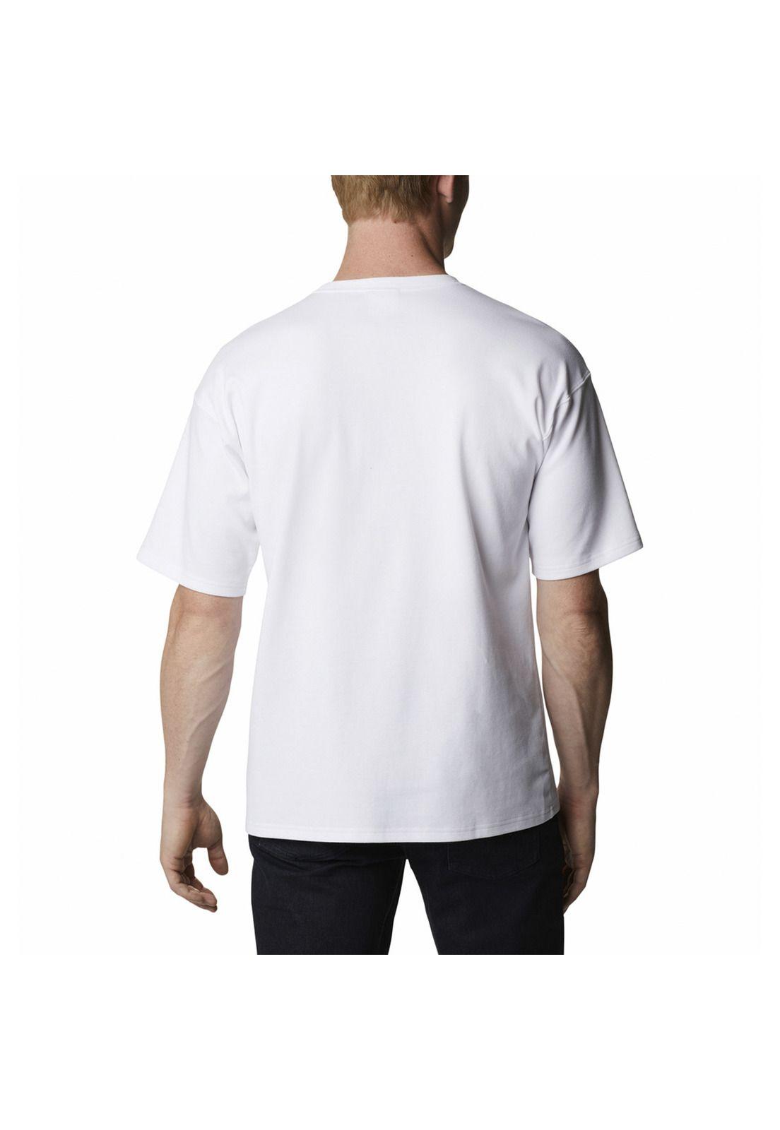 Polera M/C Hombre Field Creek Short Sl Blanco-3