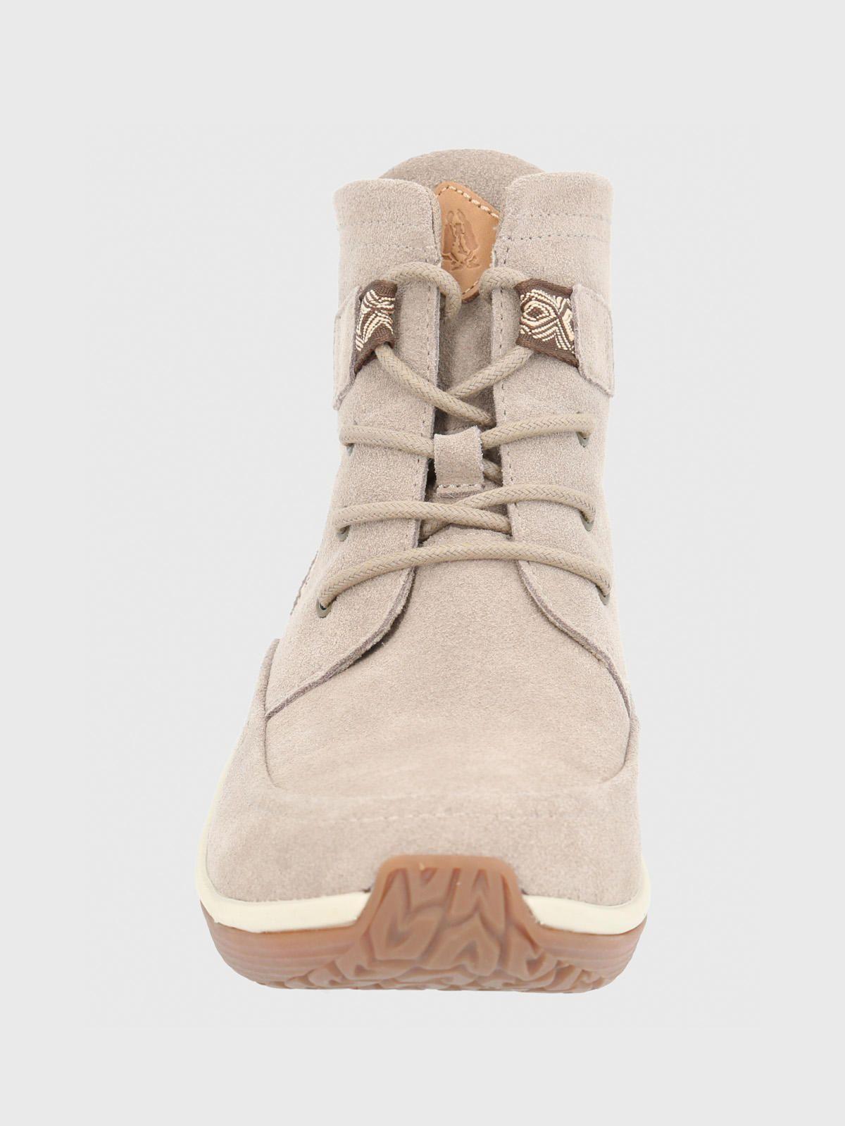 Botin Cuero Mujer Spinal Rug Lace Beige-3