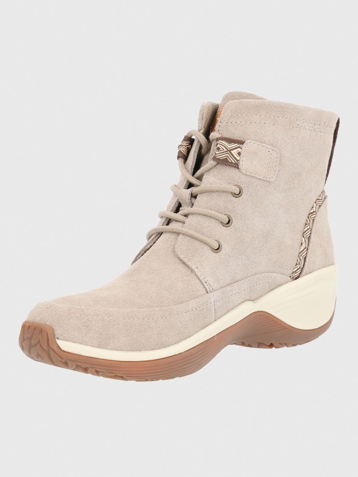 Botin Cuero Mujer Spinal Rug Lace Beige-4