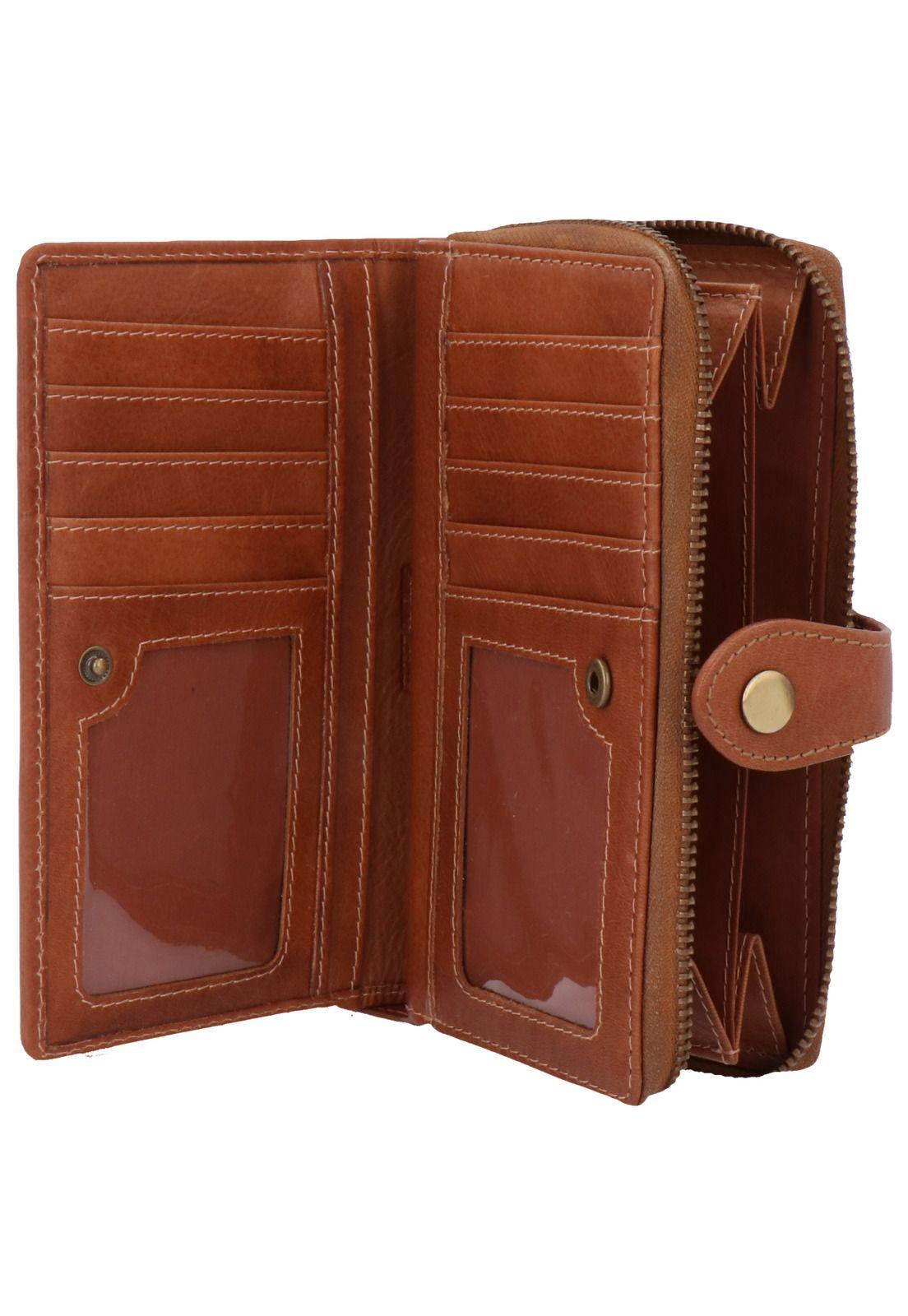 Billetera Cuero Womi  Zip Vera-2