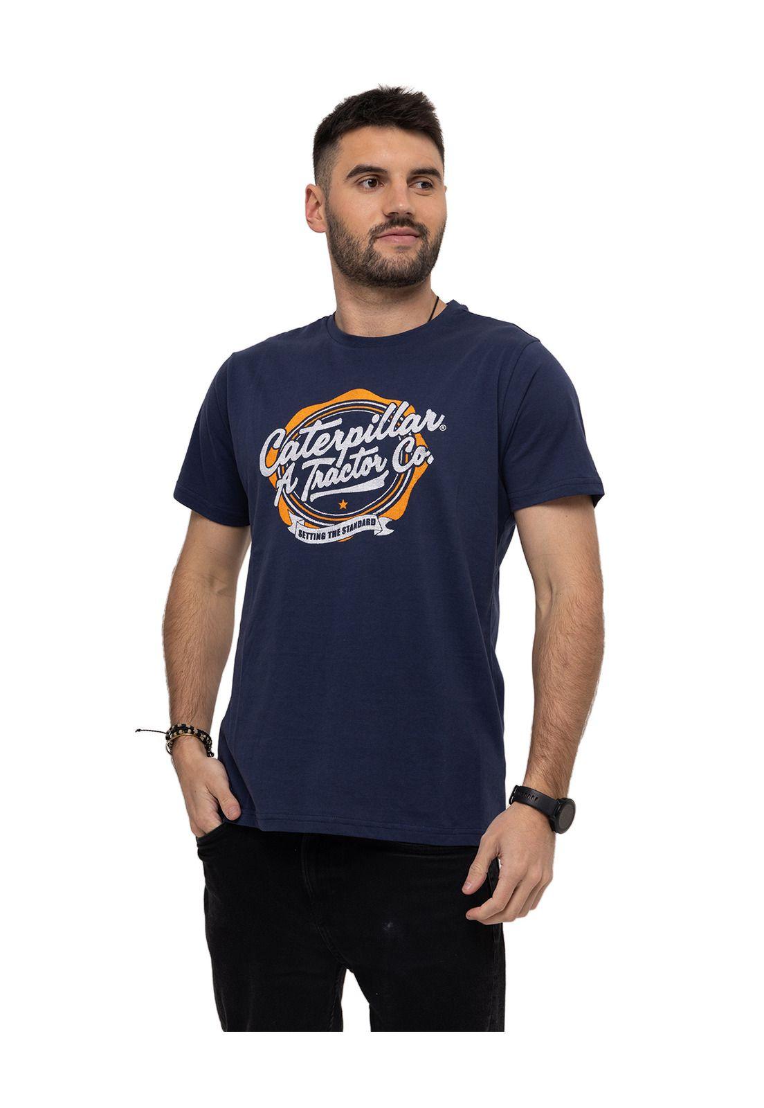 Polera M/C The Road Ahead Graph Azul Hombre-0