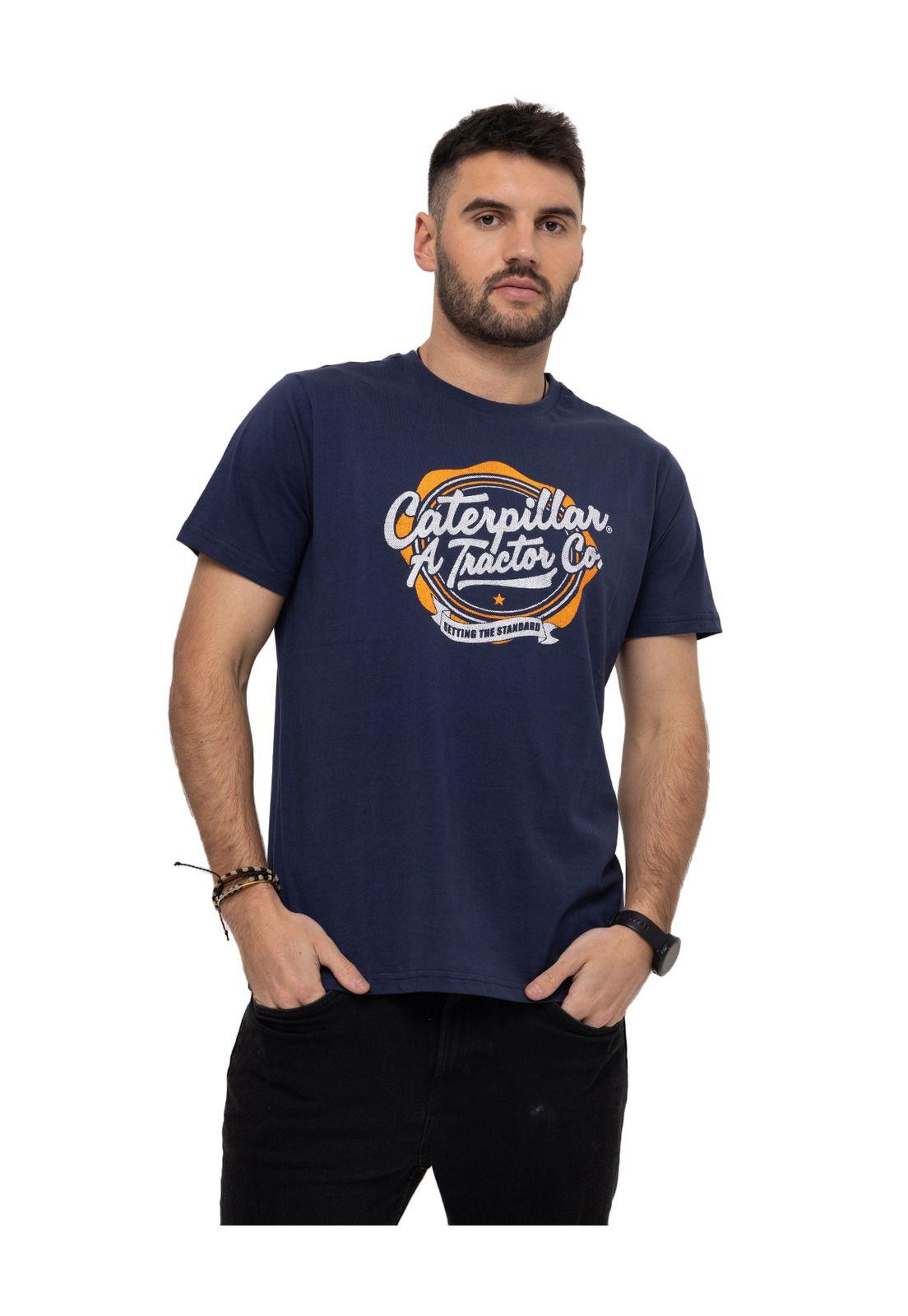 Polera M/C The Road Ahead Graph Azul Hombre-1