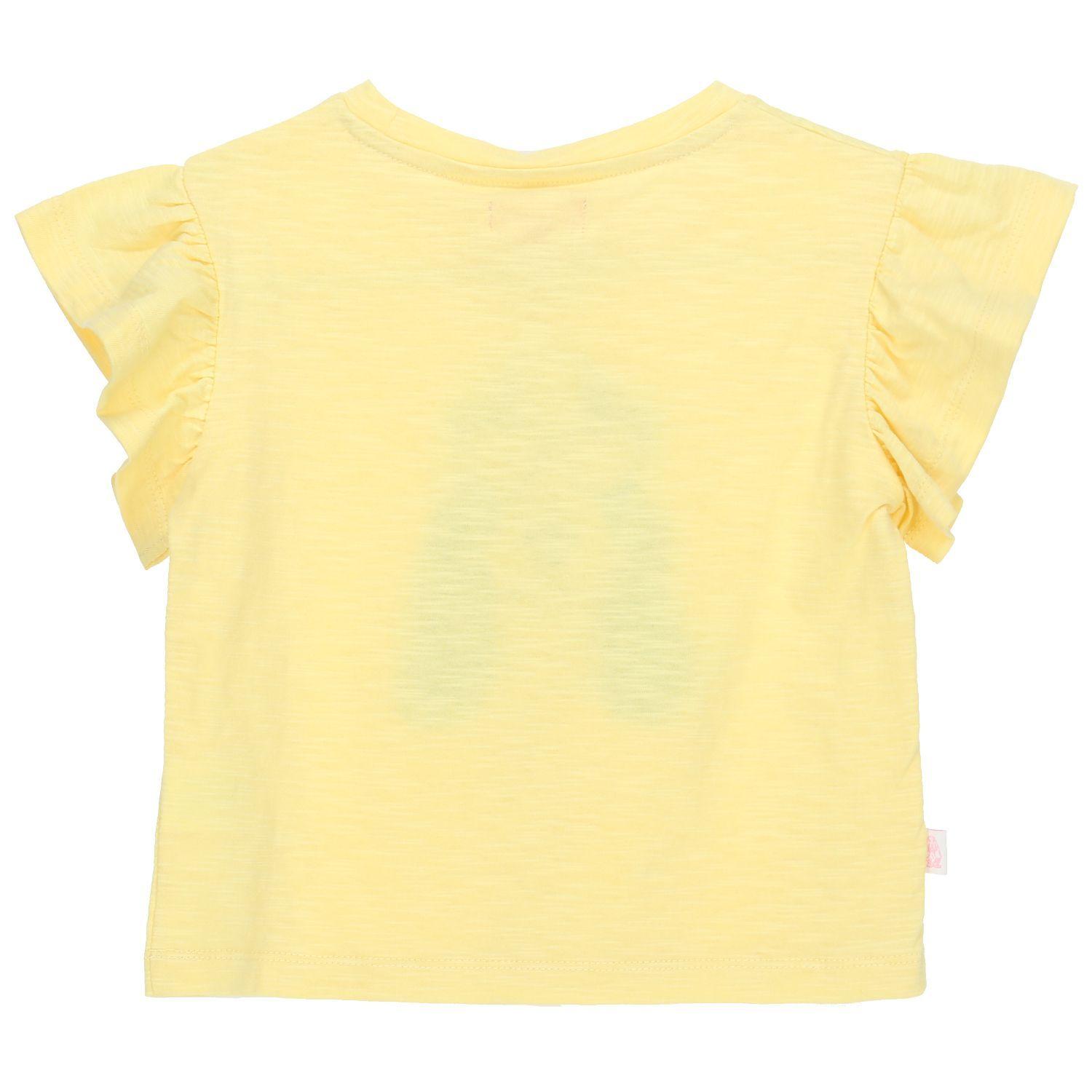 Polera M/C Niña Print Amarillo-1