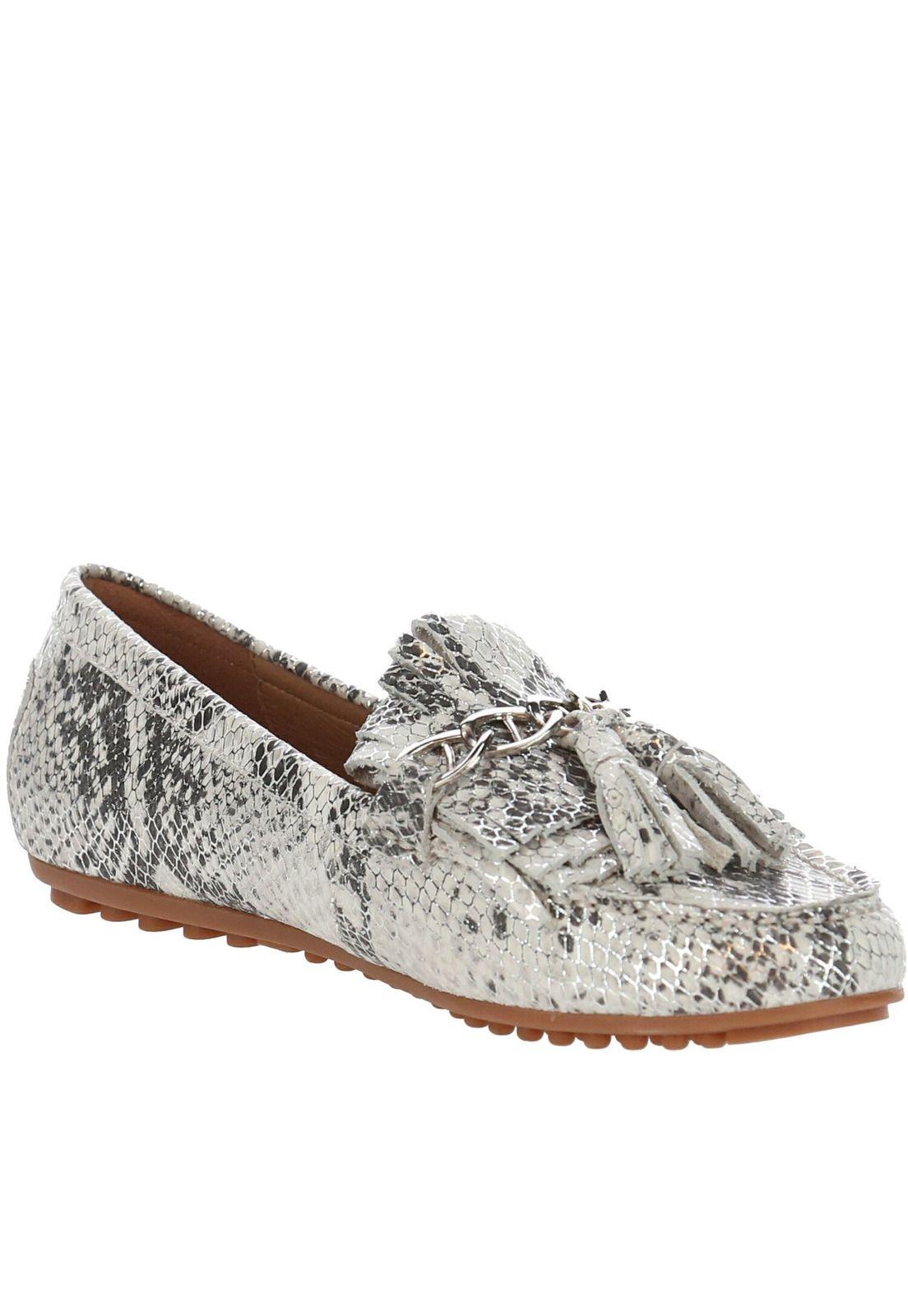 Zapato Cuero Bada Plateado-0