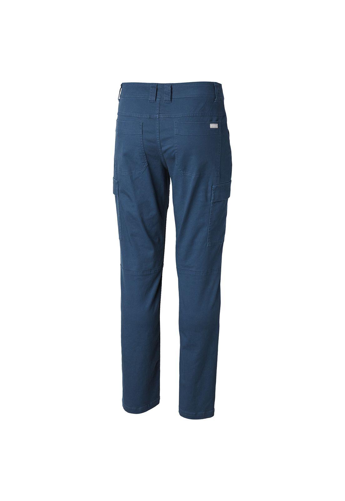 Pantalón Hombre Ultimate Roc Flex Algodon Azul-1