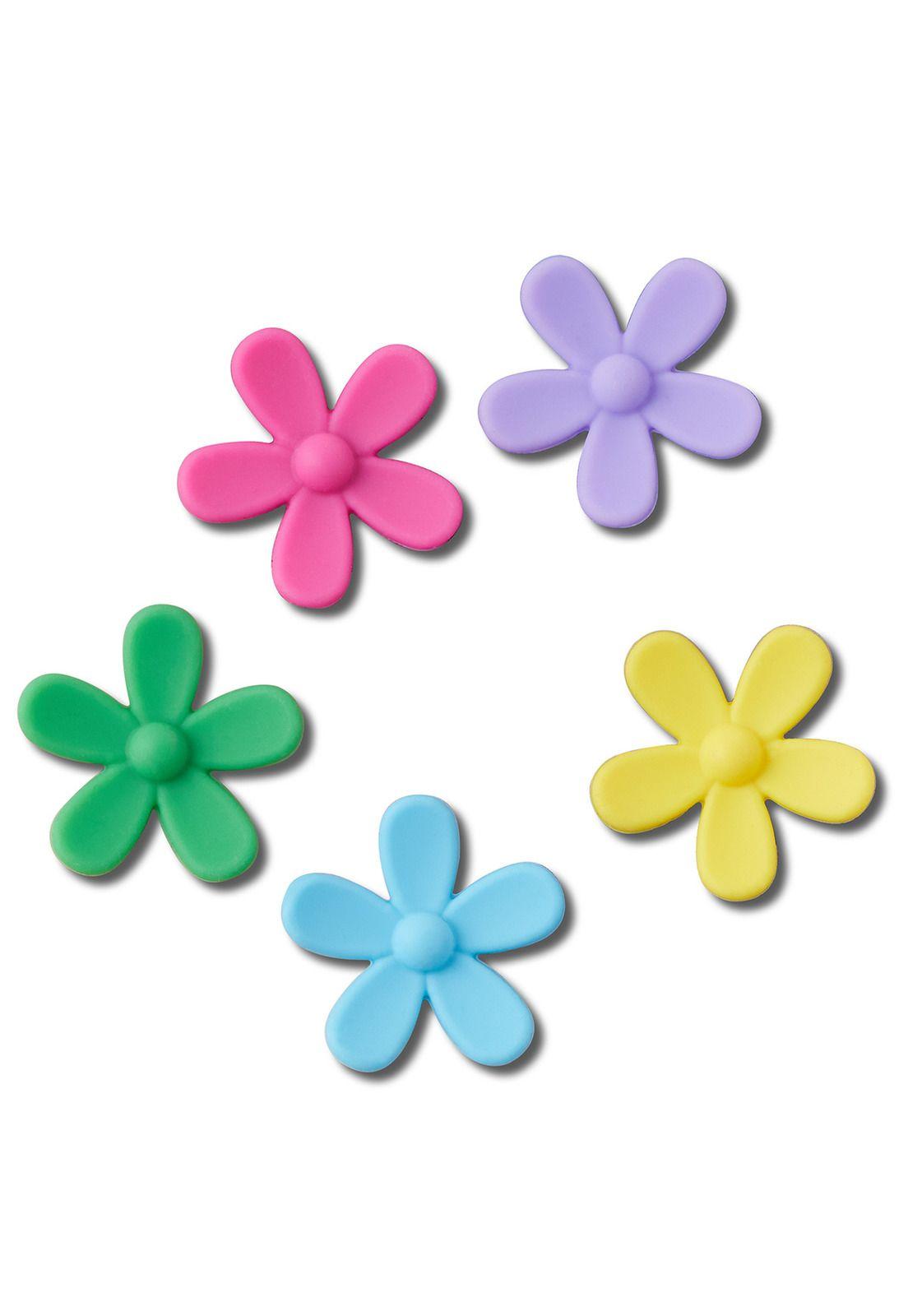 Jibbitz Pack de 5 Flores Multicolor-0