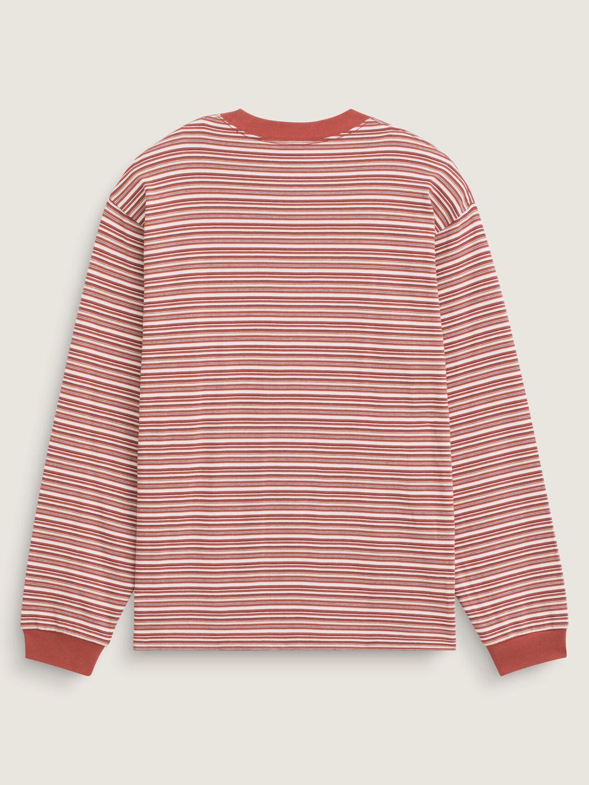 Sweater Hombre Wesley Stripe Ls Kni Naranjo-5