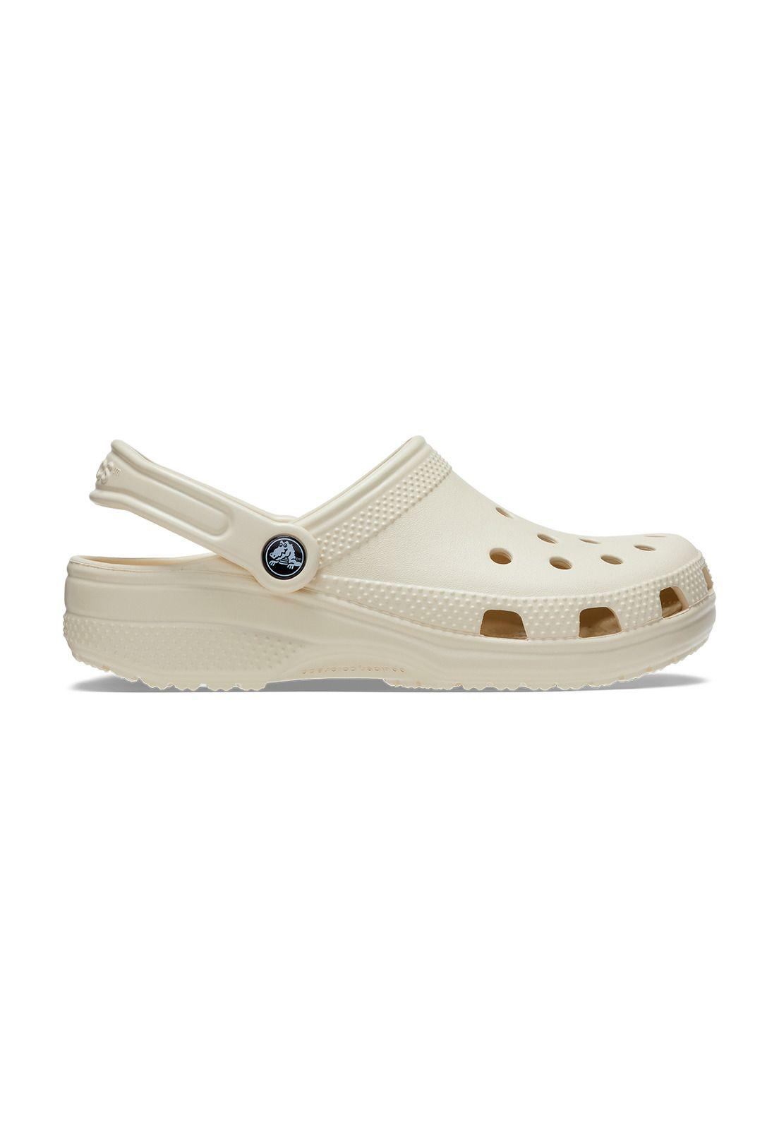 Zueco Crocs Mujer Classic Clog Beige-0