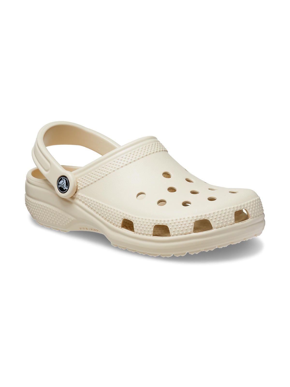 Zueco Crocs Mujer Classic Clog Beige-6