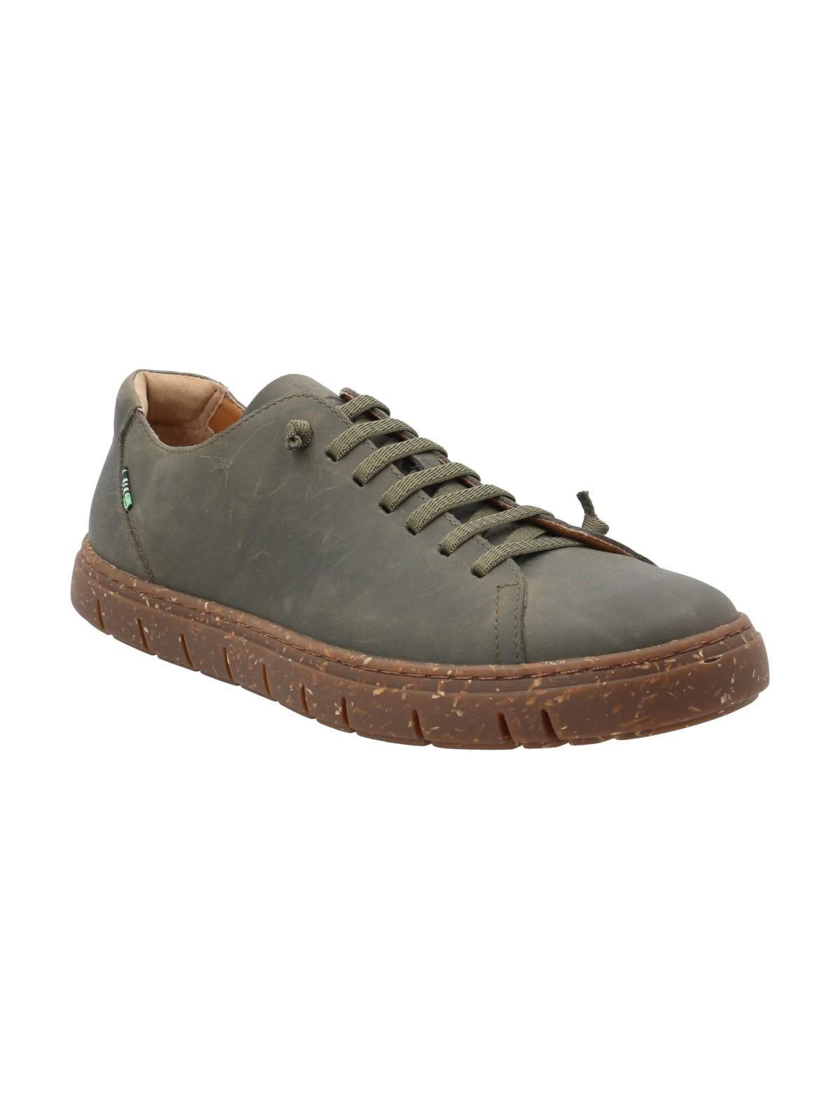 Zapatilla Cuero Hombre Posselt Verde-1