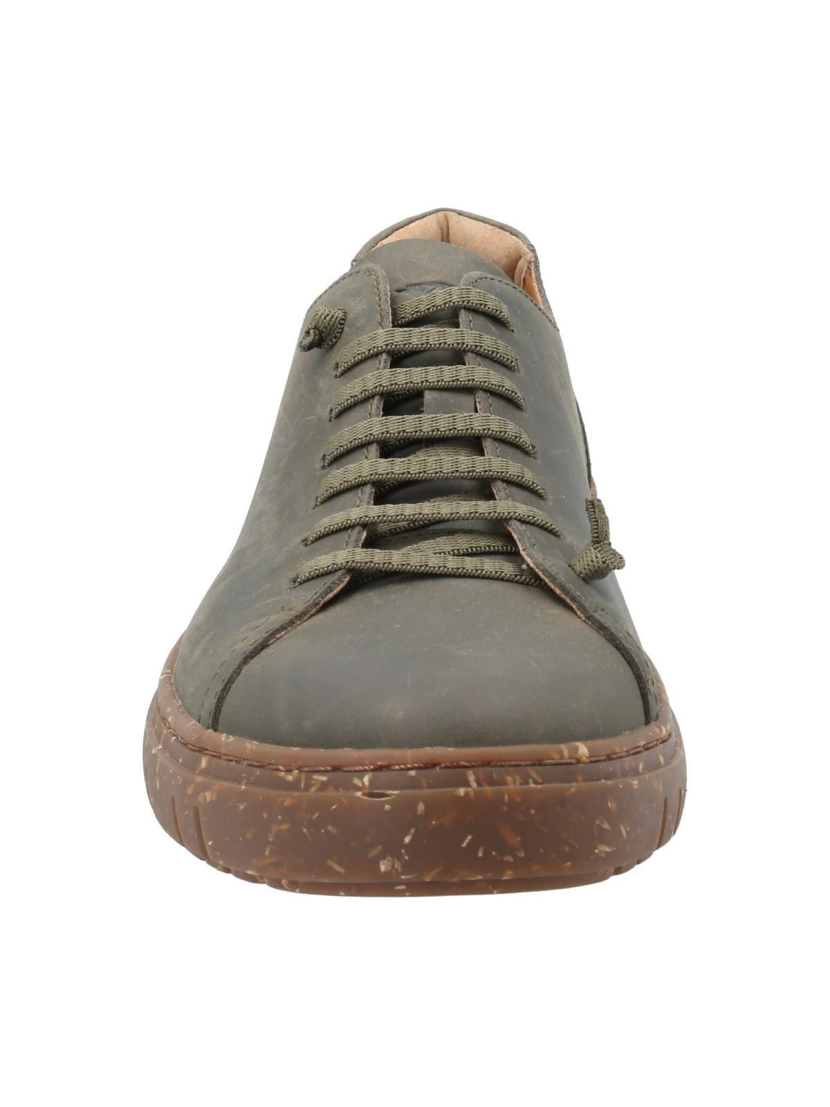 Zapatilla Cuero Hombre Posselt Verde-3
