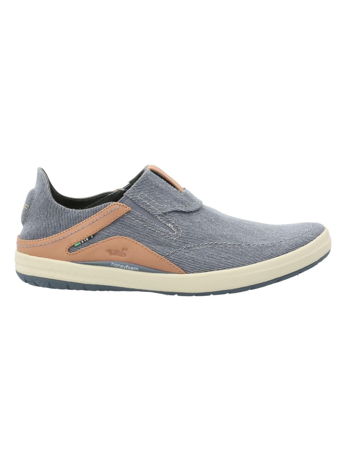 Zapatilla Algodón Orgánico Hombre Noosa Azul-0