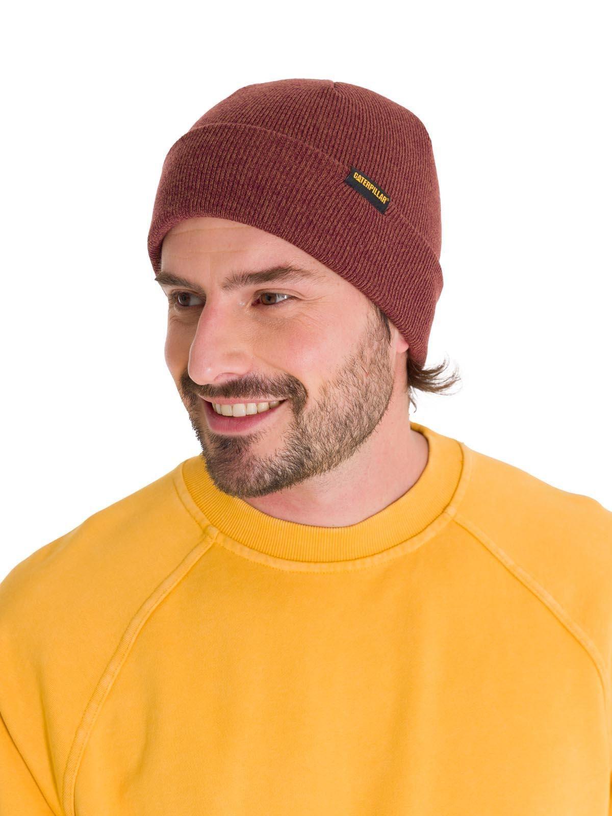 Gorro Foundation Knit Hombre Burdeo-0