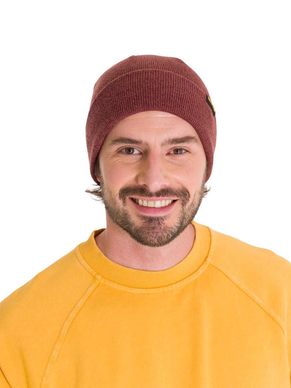 Gorro Foundation Knit Hombre Burdeo-1
