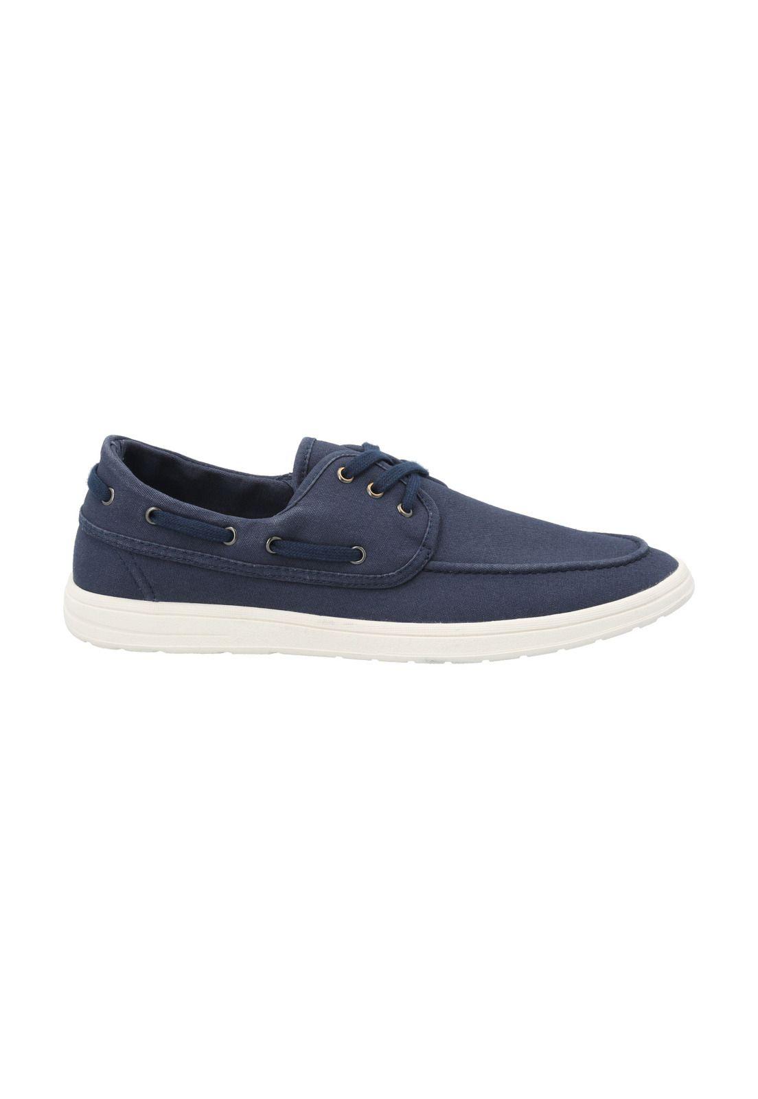 Zapatilla Algodón Hombre Norris Azul-0