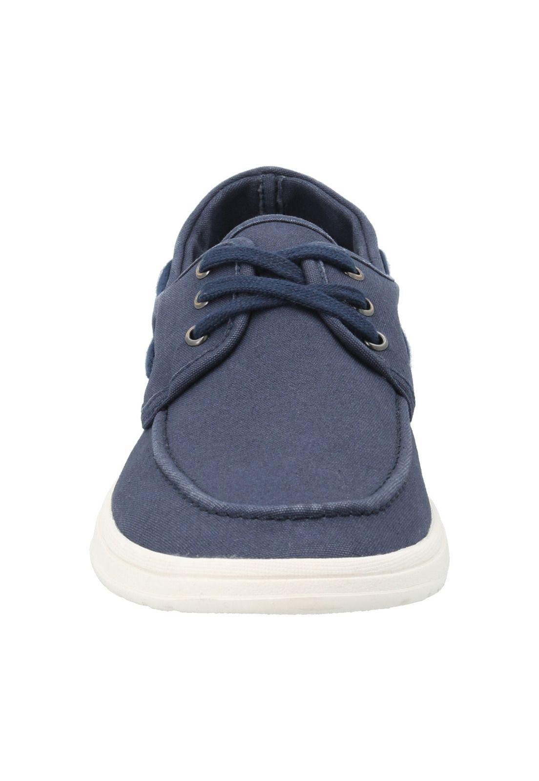 Zapatilla Algodón Hombre Norris Azul-3