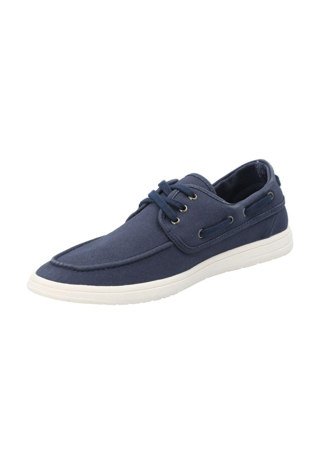 Zapatilla Algodón Hombre Norris Azul-4