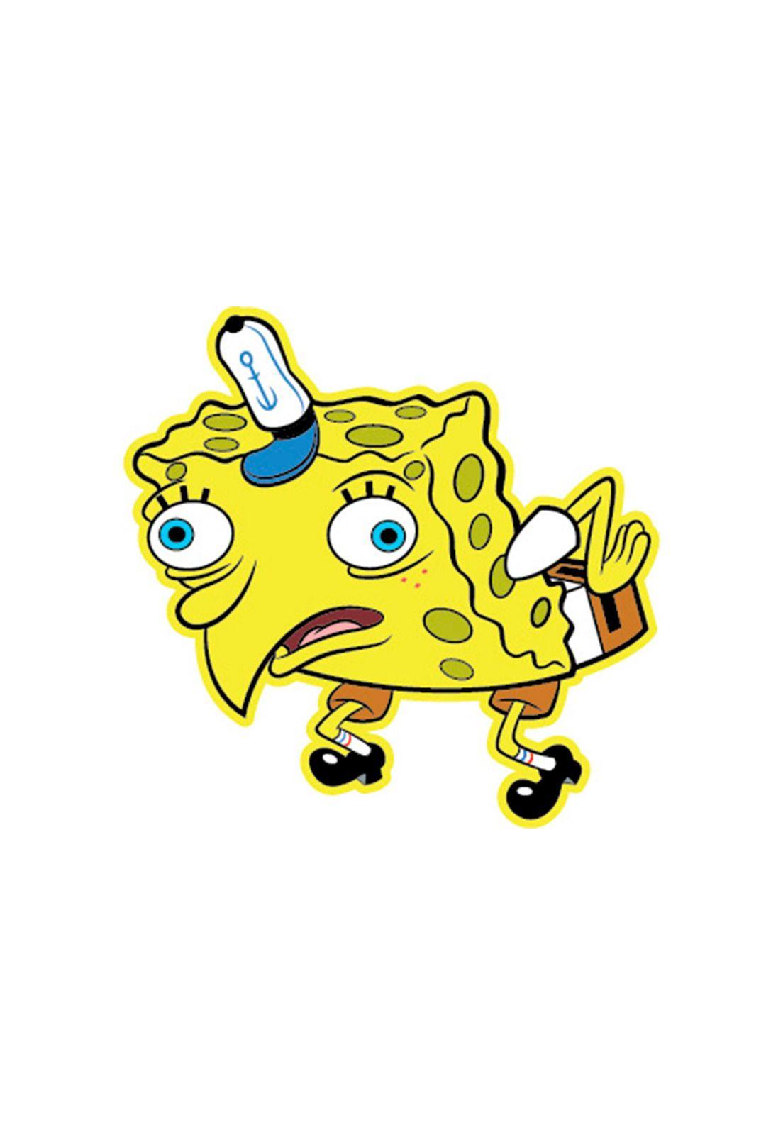 Jibbitz Crocs Bob Esponja Curioso Amarillo-0
