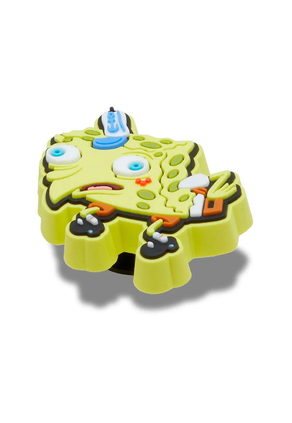 Jibbitz Crocs Bob Esponja Curioso Amarillo-1