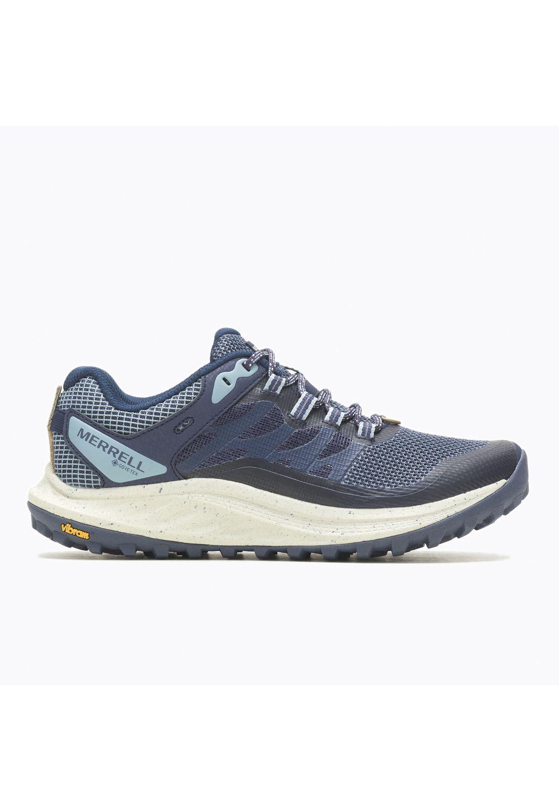 Zapatilla impermeable Mujer Antora 3 GTX Azul-0