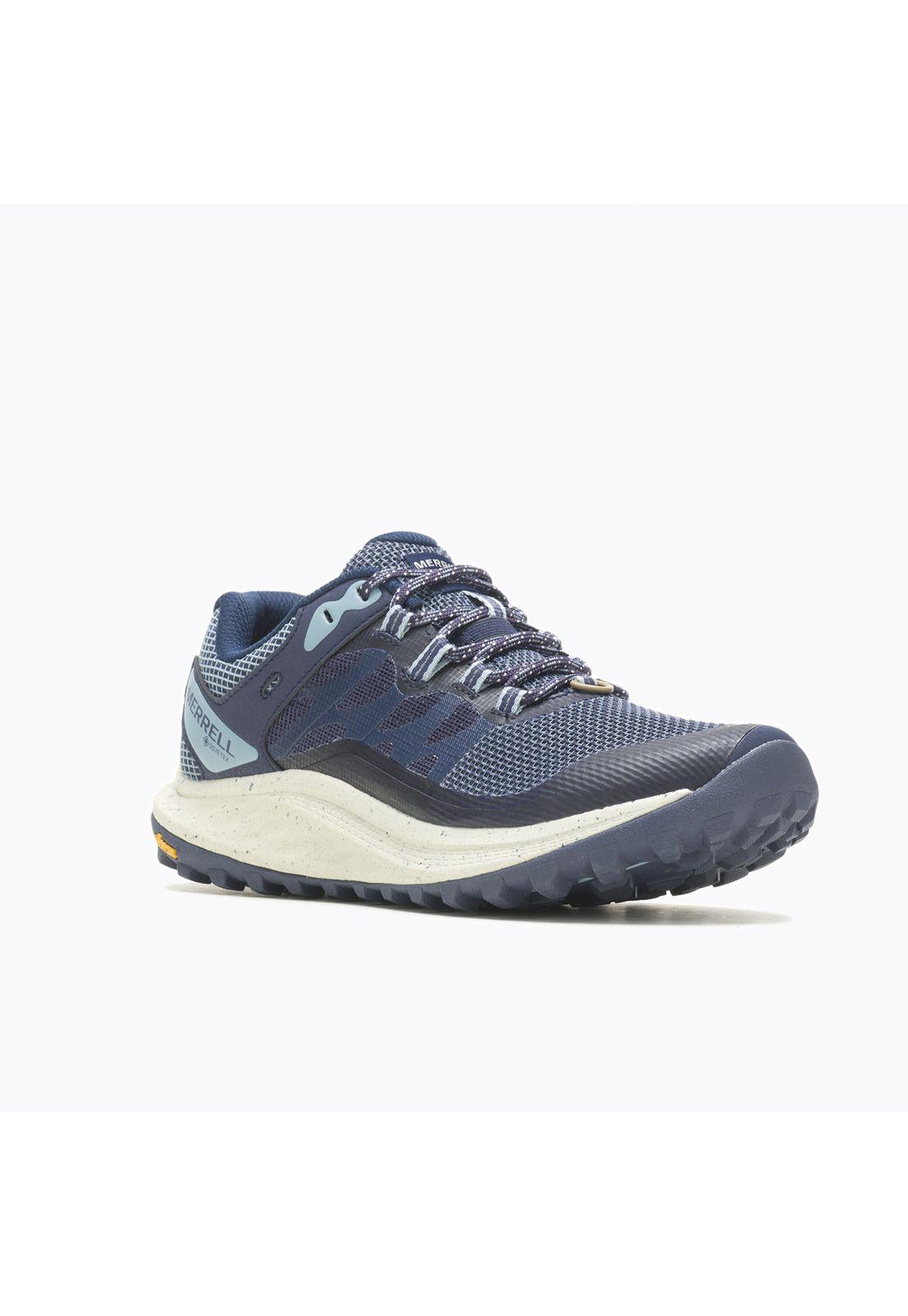Zapatilla impermeable Mujer Antora 3 GTX Azul-3