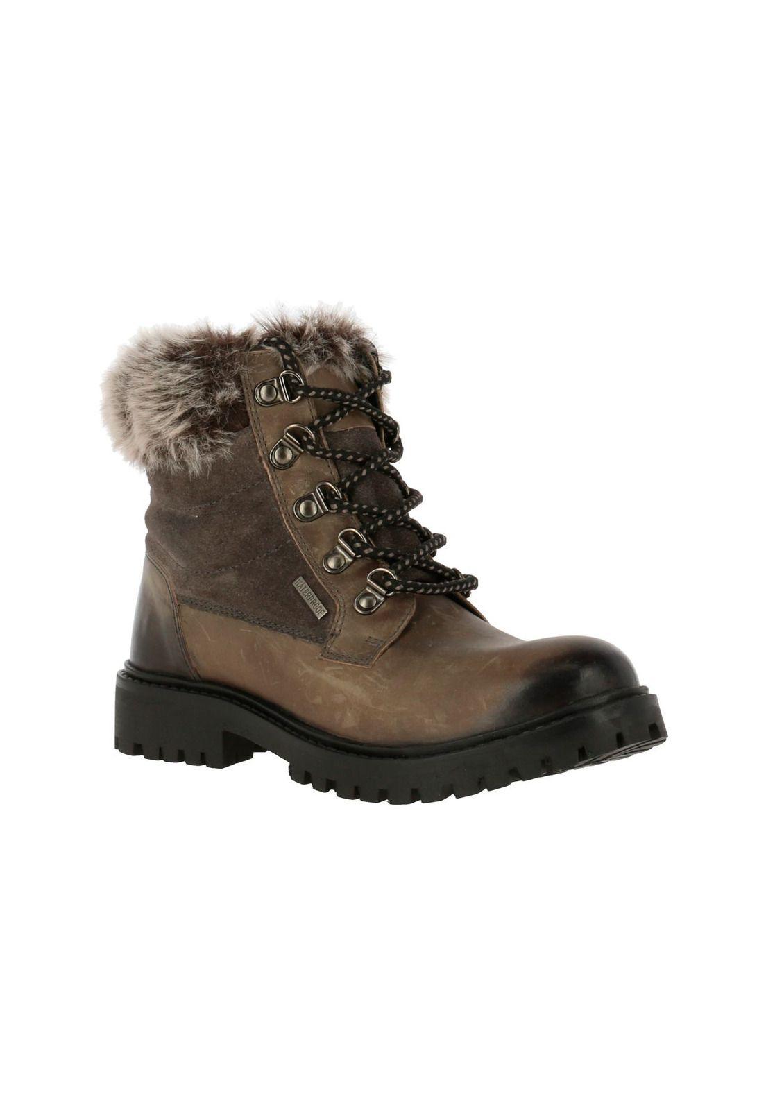 Botin Cuero Ivy Gris-0