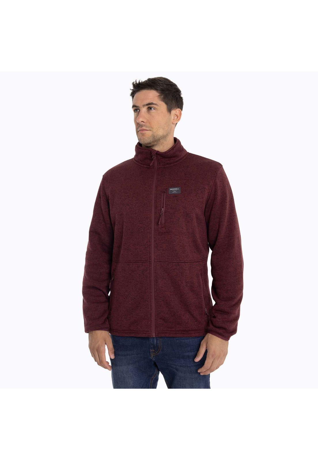 Polar Hombre Snake Knitted Fleece Burdeo Merrell-0